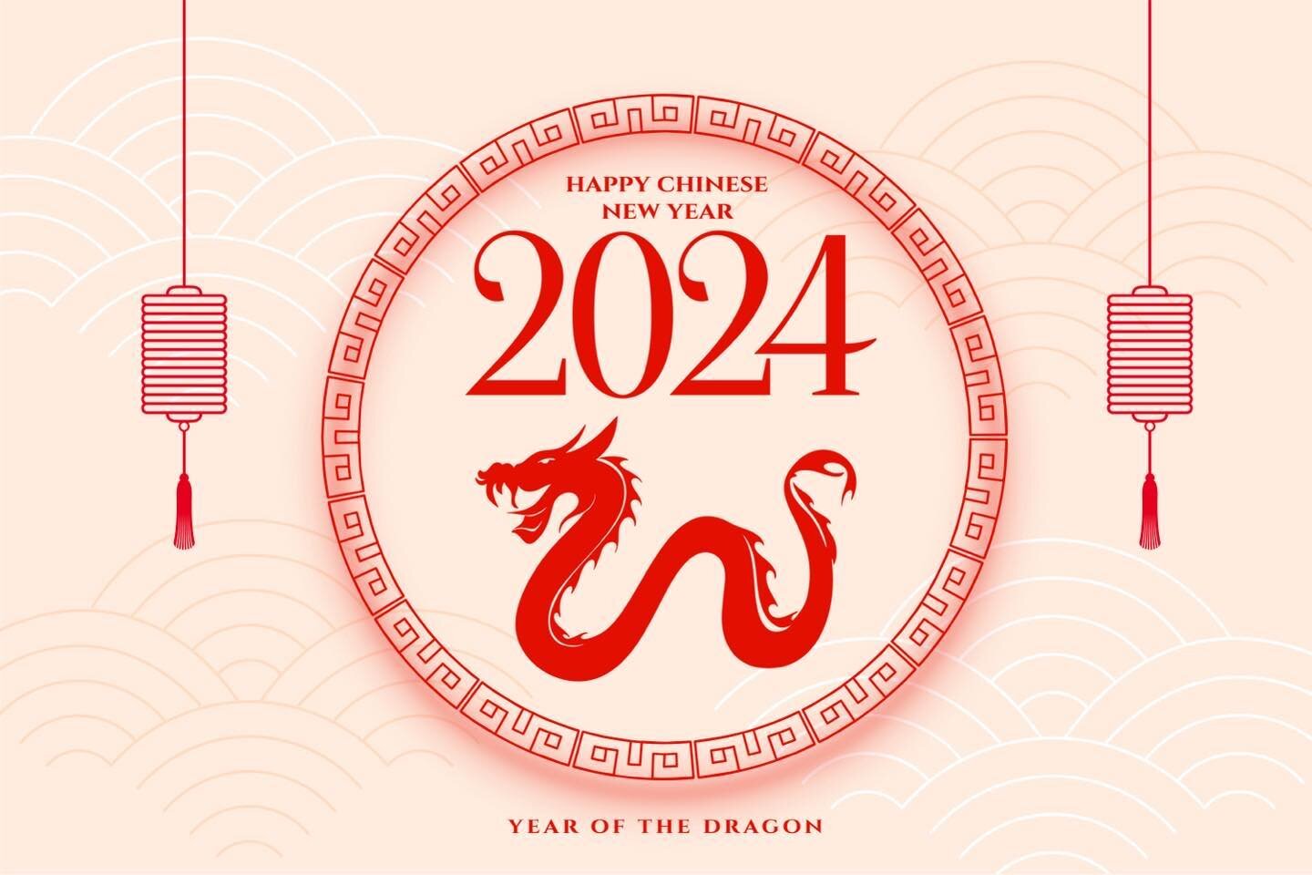 Happy Chinese New Year!🧧 The is the year of the  Wood Dragon 🐉 2024 is predicted to bring about opportunities, changes, and challenges. Seeking a shift in your current life? This year of the Wood Dragon may offer a favorable outcome! 🀄️