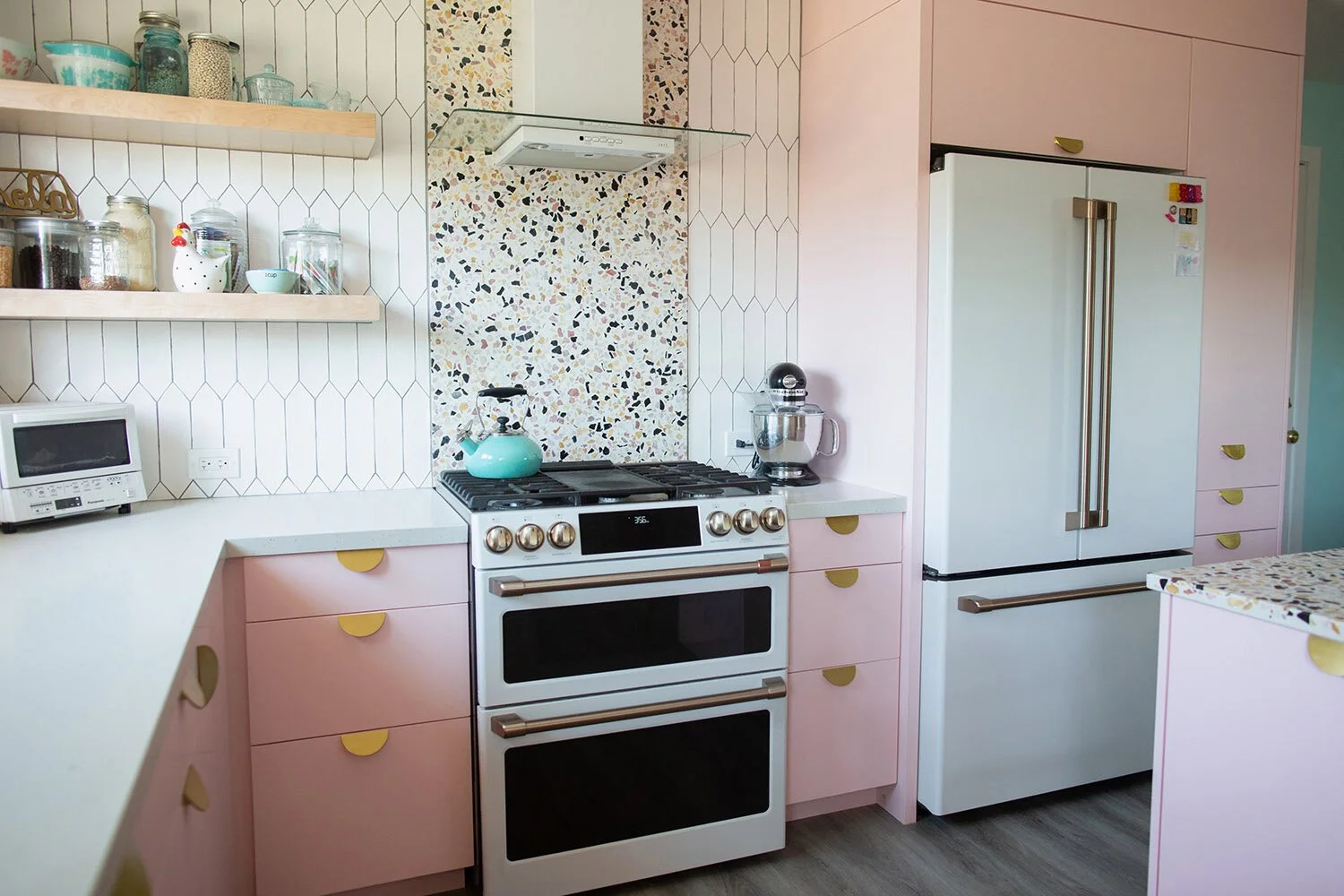 Doll House Inspired; Fun And Sophisticated Kitchen Remodel in Thousand Oaks, CA by Mackenzie Collier Interiors project photo 4