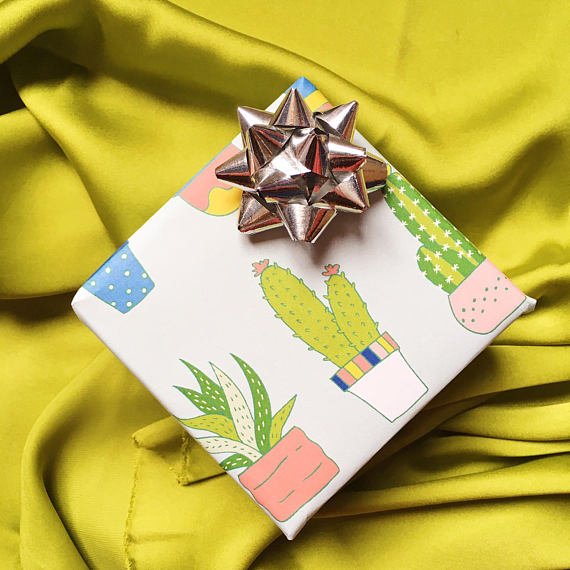 Central 23 Cactus Wrapping Paper