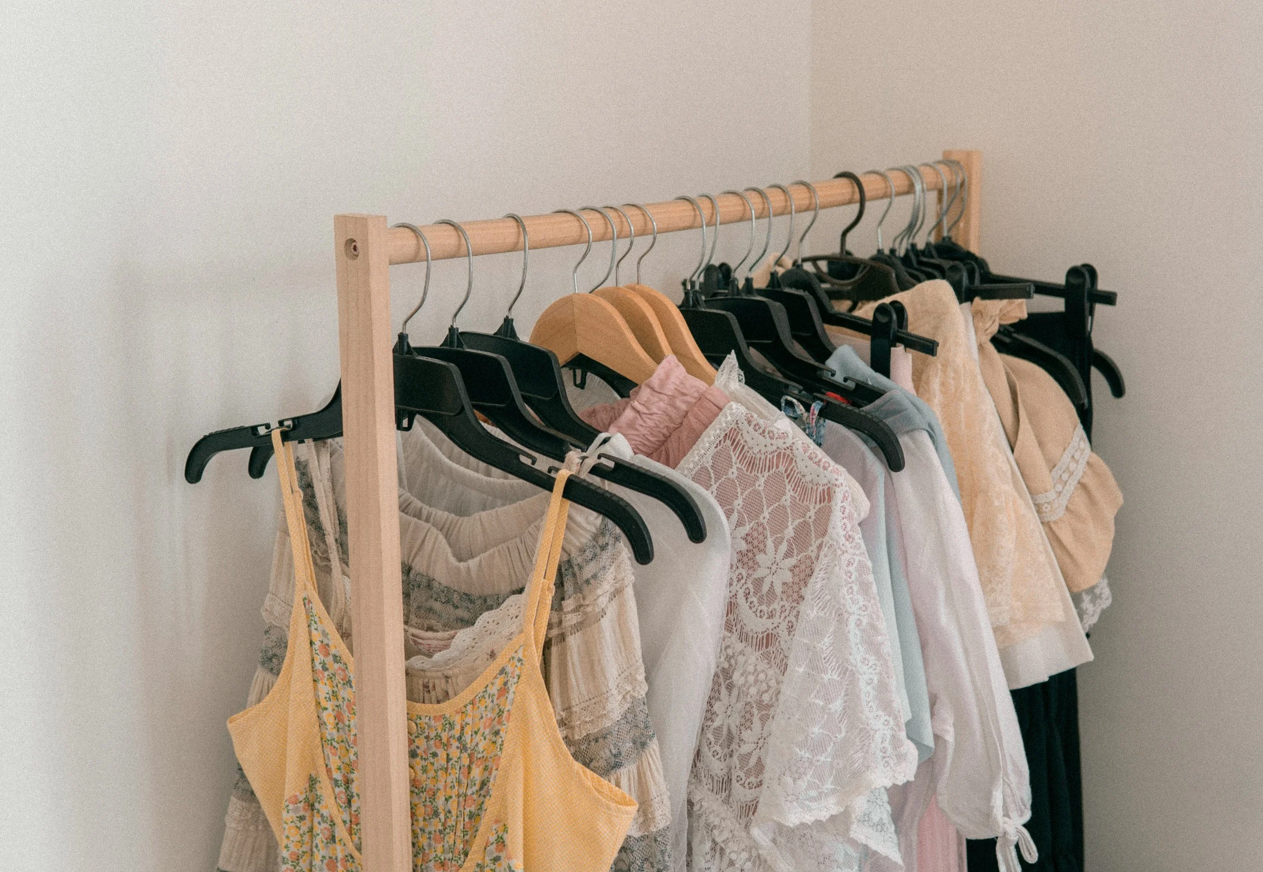 Clothes hung