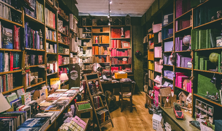 A picture of a bookstore