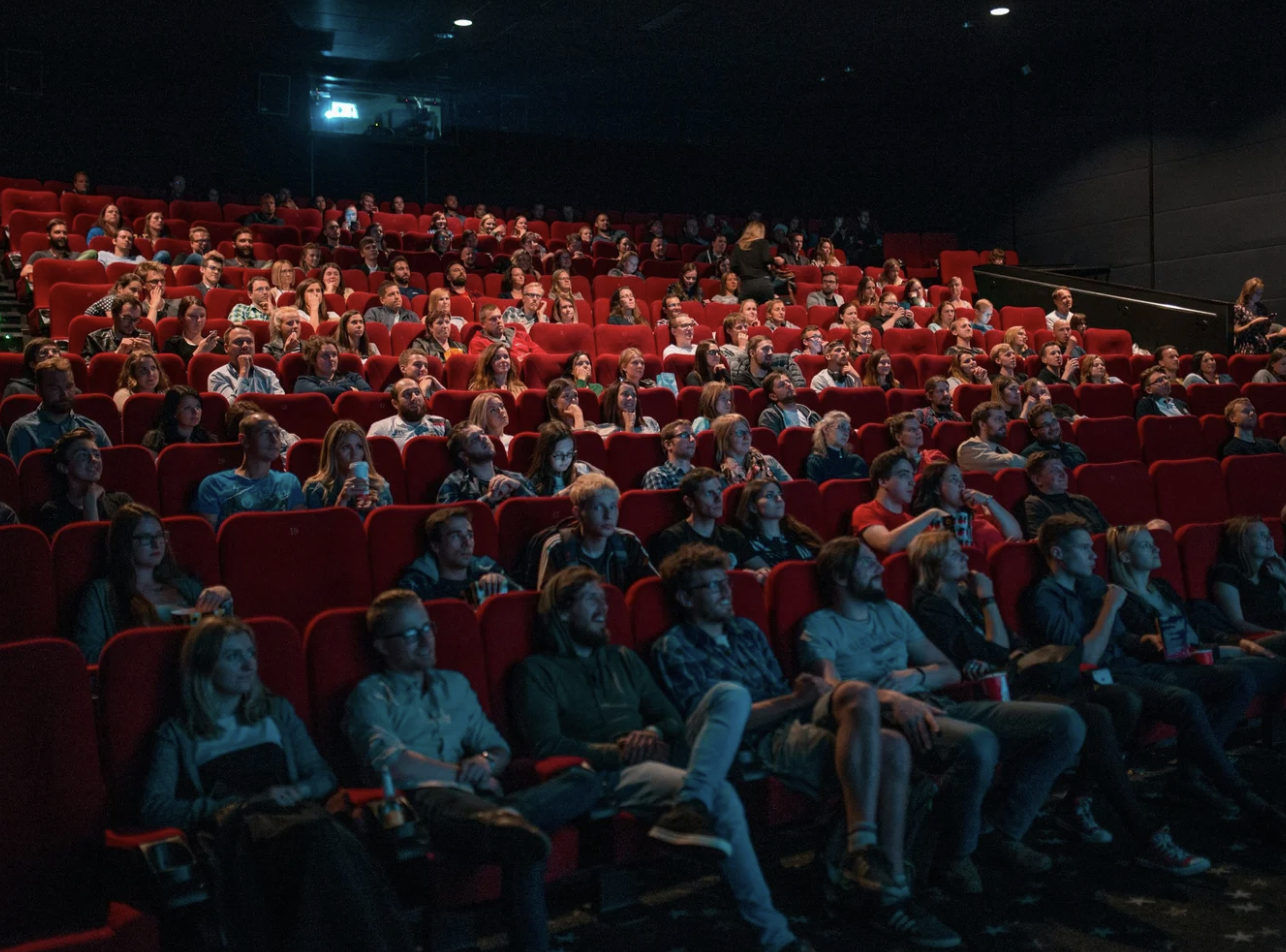 Image of people sitting in a movie theater