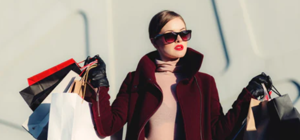 an image of a fashionable woman