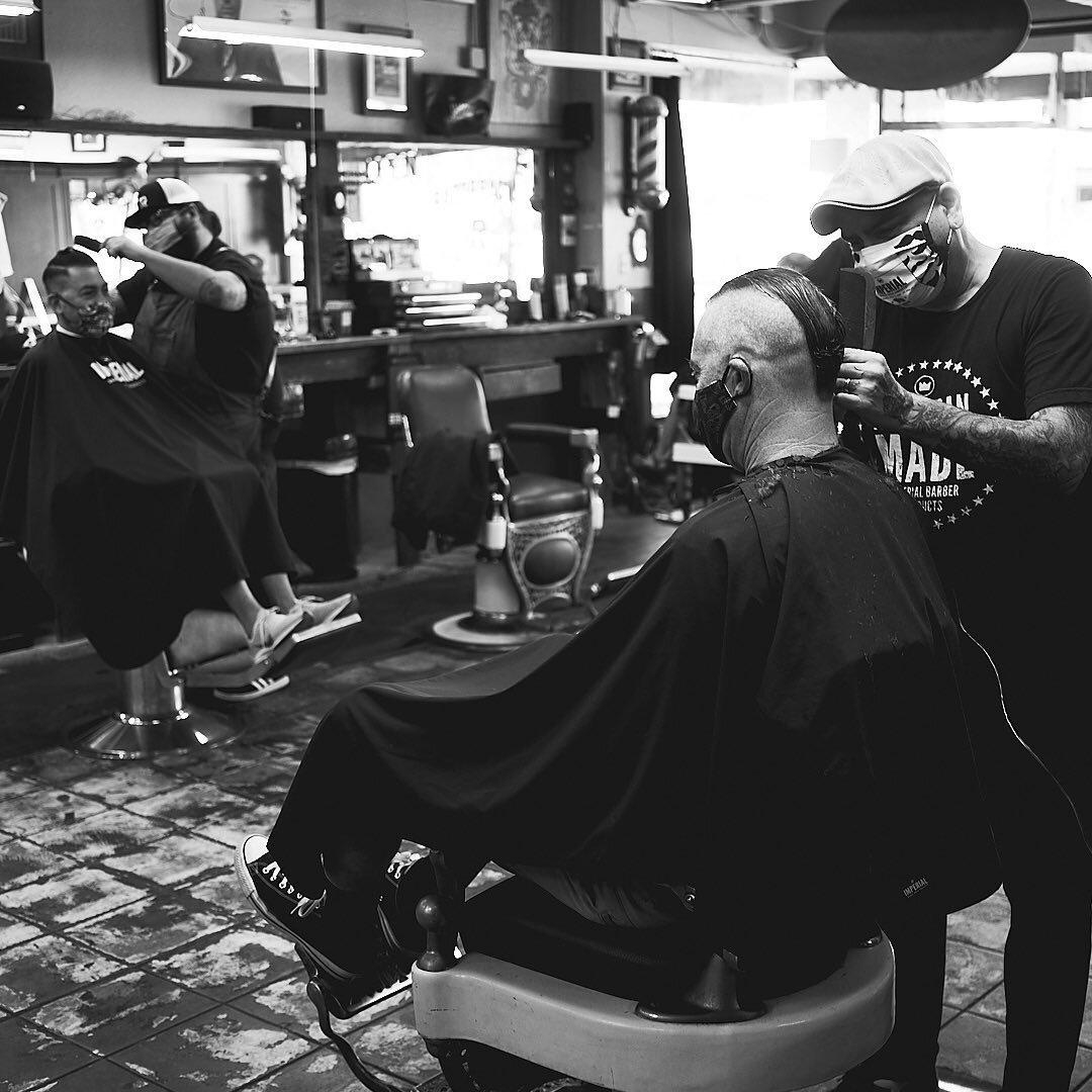 [#REOPENING + #NOWHIRING] Stay-at-home order&rsquo;s been lifted and we&rsquo;re back open for normal business hours. Contact your regular barber or call 562-433-4444 to schedule an appointment with the first available barber.
-
We&rsquo;re also hiri