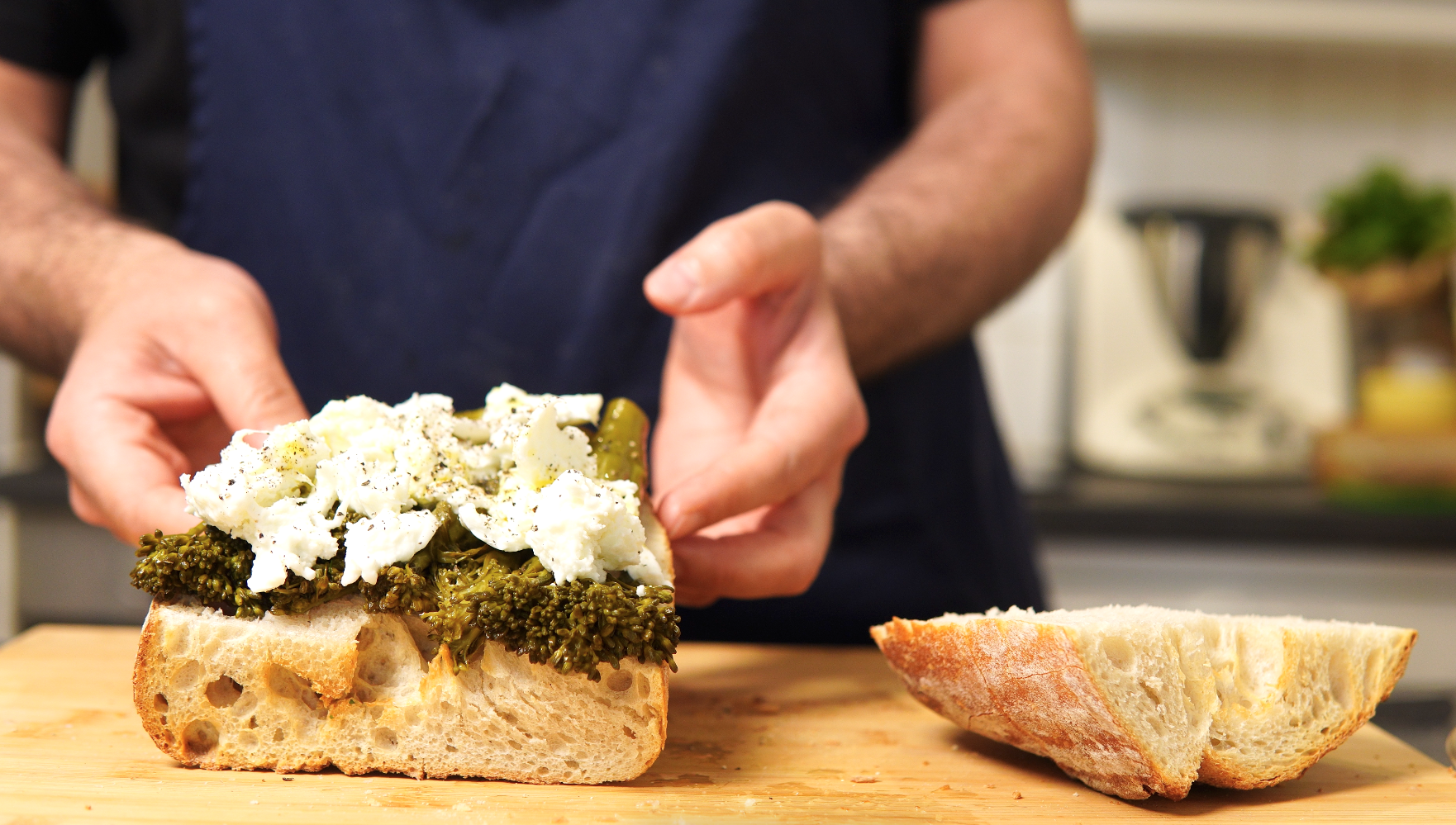 meatballs sub with mozzarella and friearielli