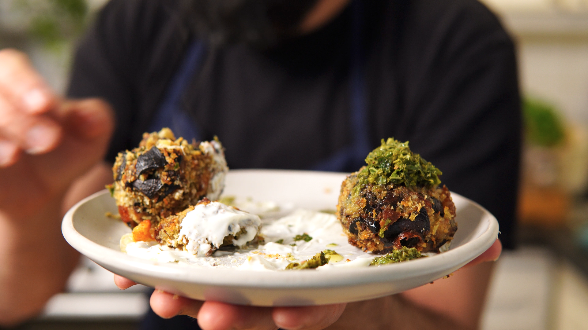 eggplant meatballs