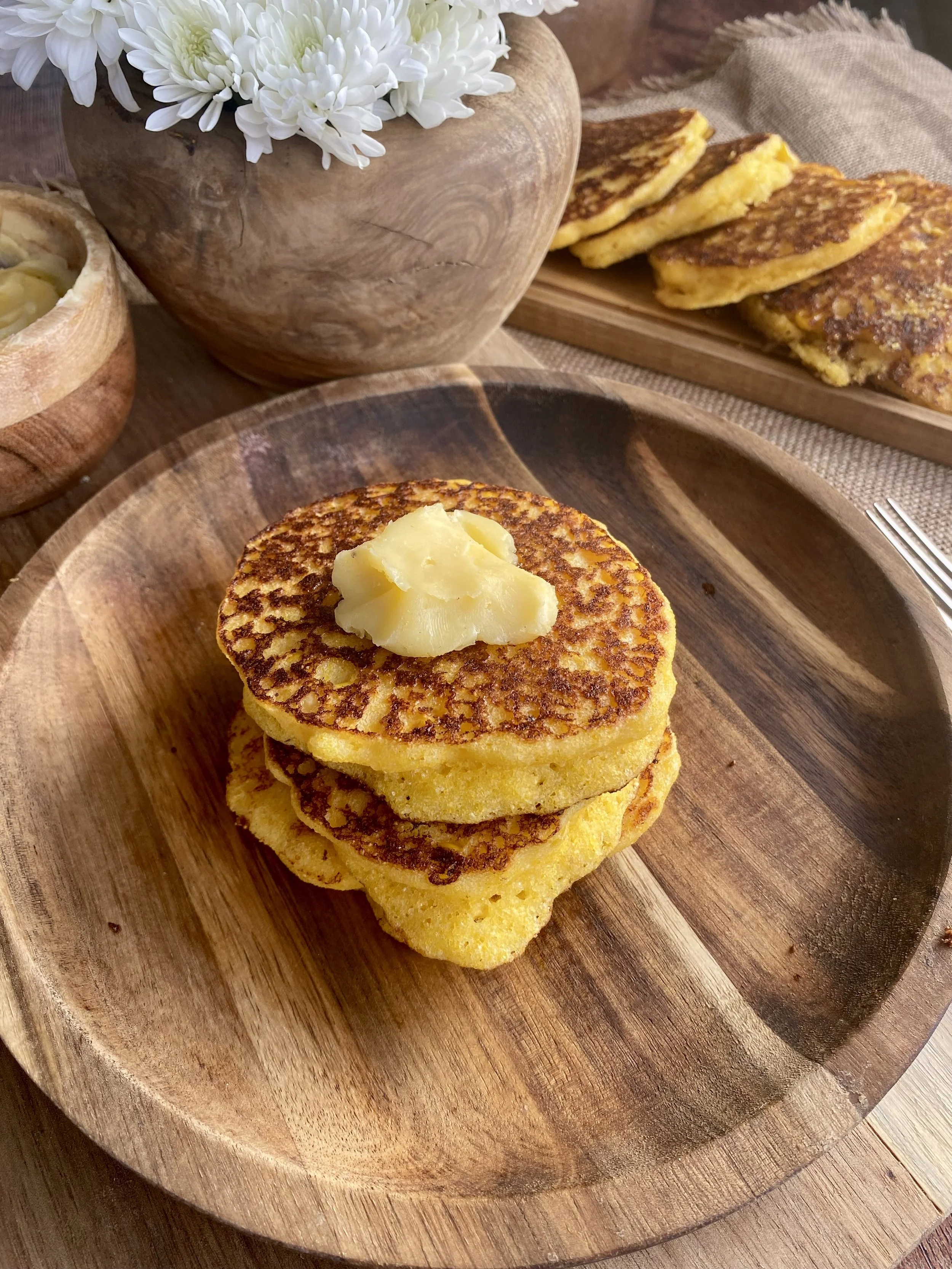 Fried Corn Cakes
