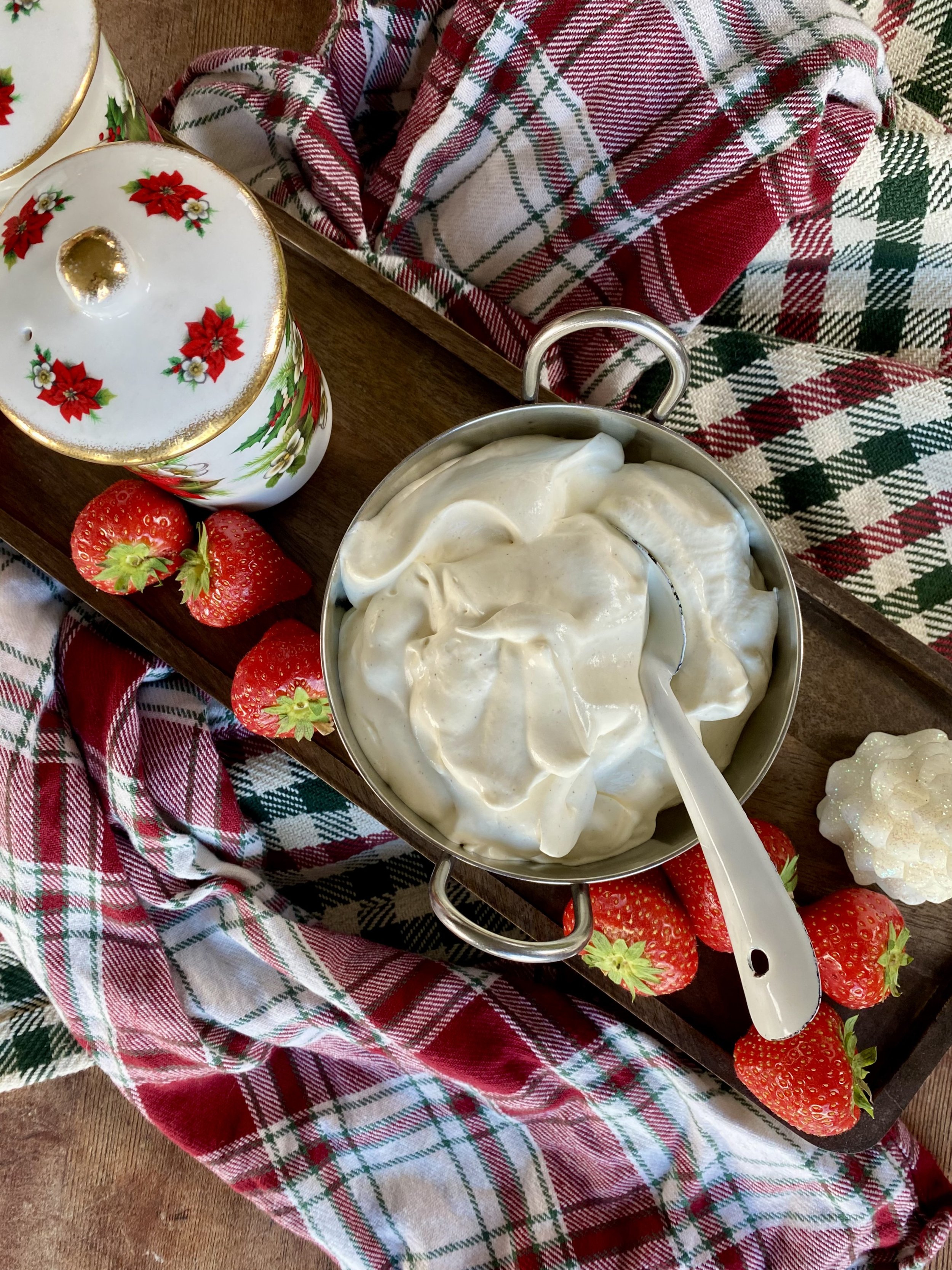 Eggnog Whipped Cream