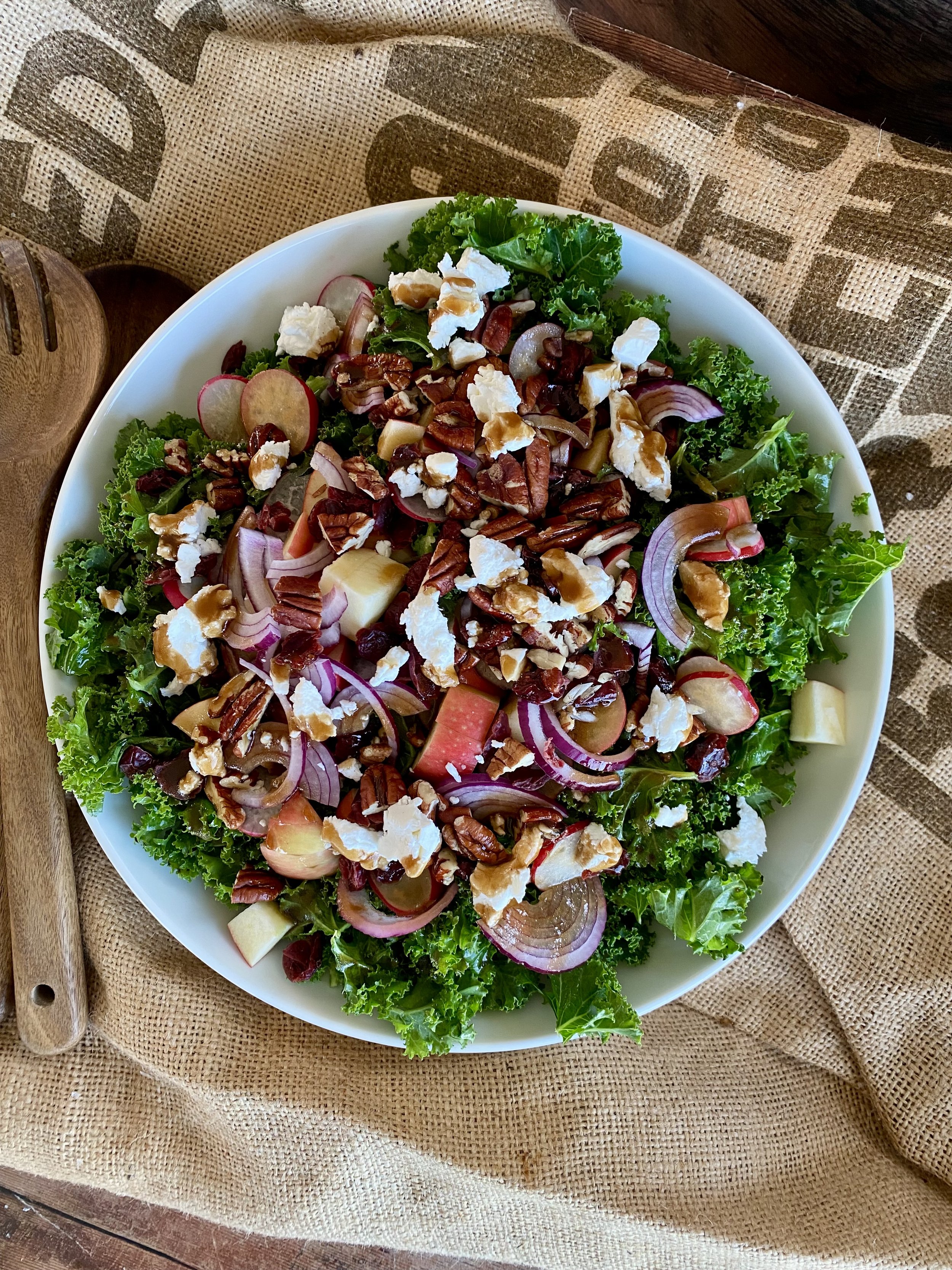 Kale Salad with Balsamic Vinaigrette