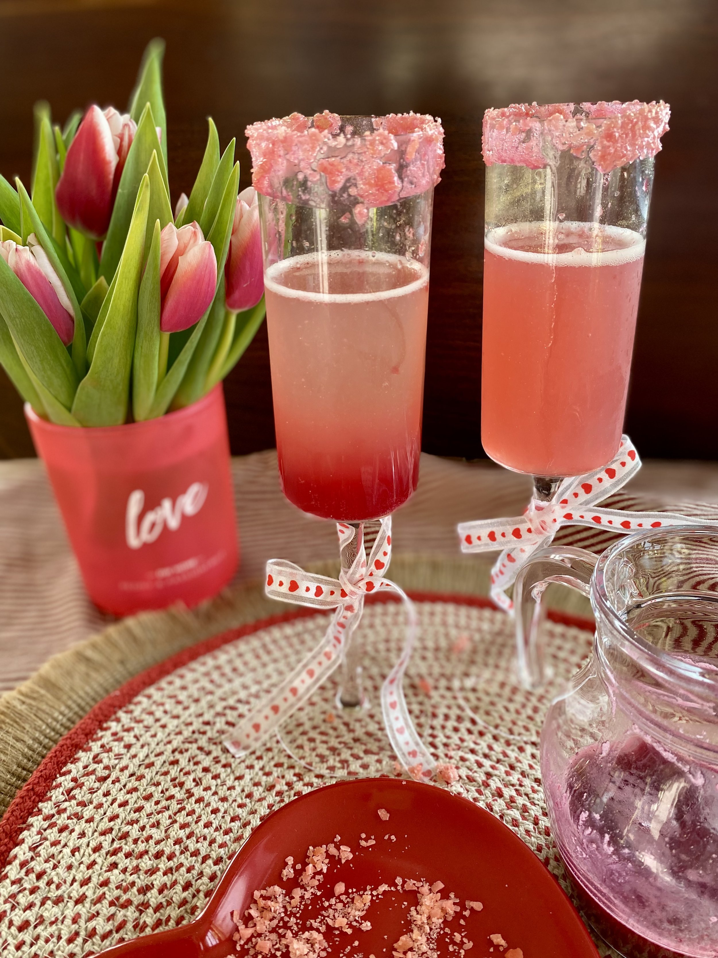 Pomegranate Pop Rock Cocktail