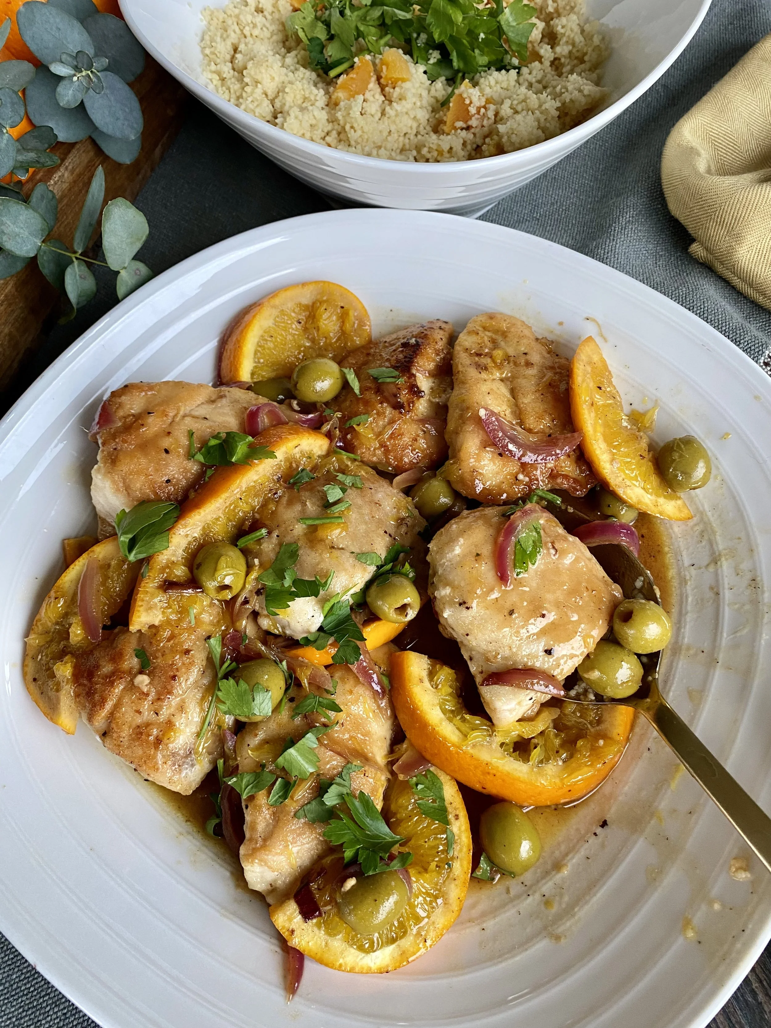 Orange Olive Chicken 