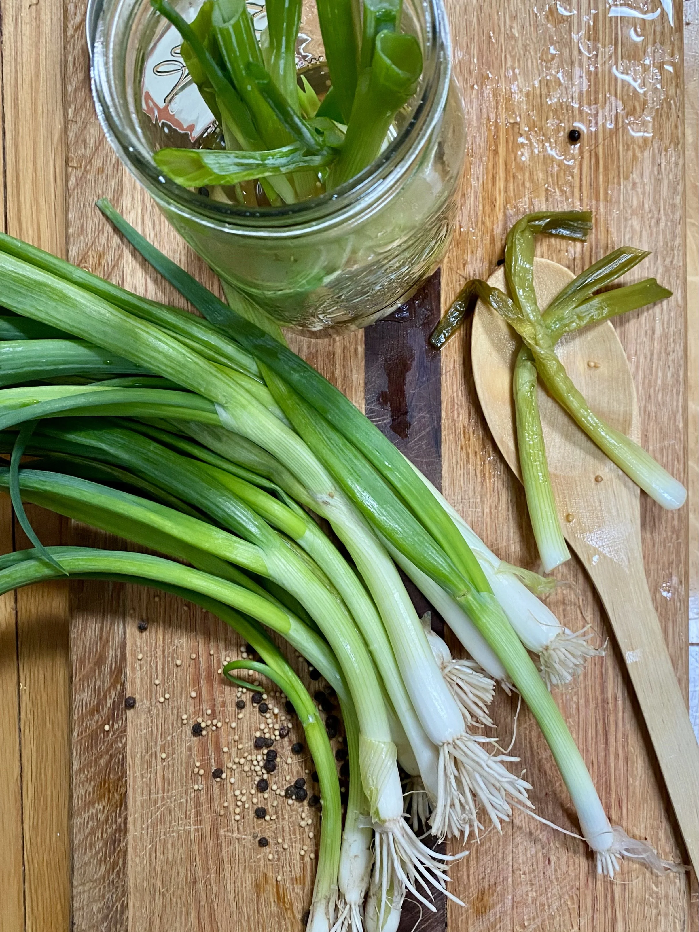 Pickled Scallions