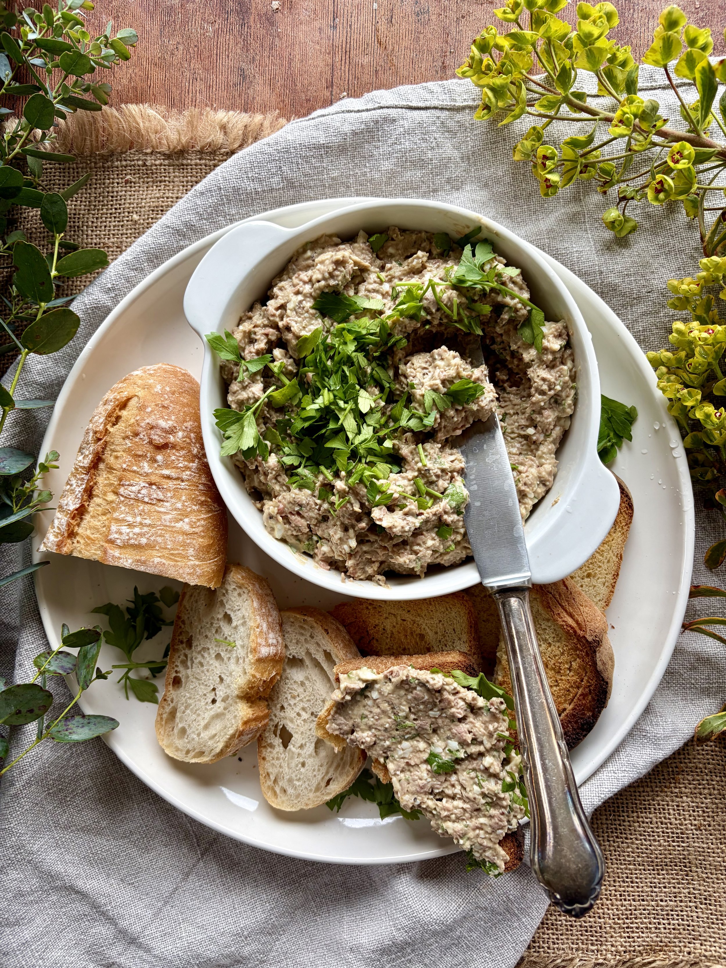 Steak, Egg, and Horseradish Spread