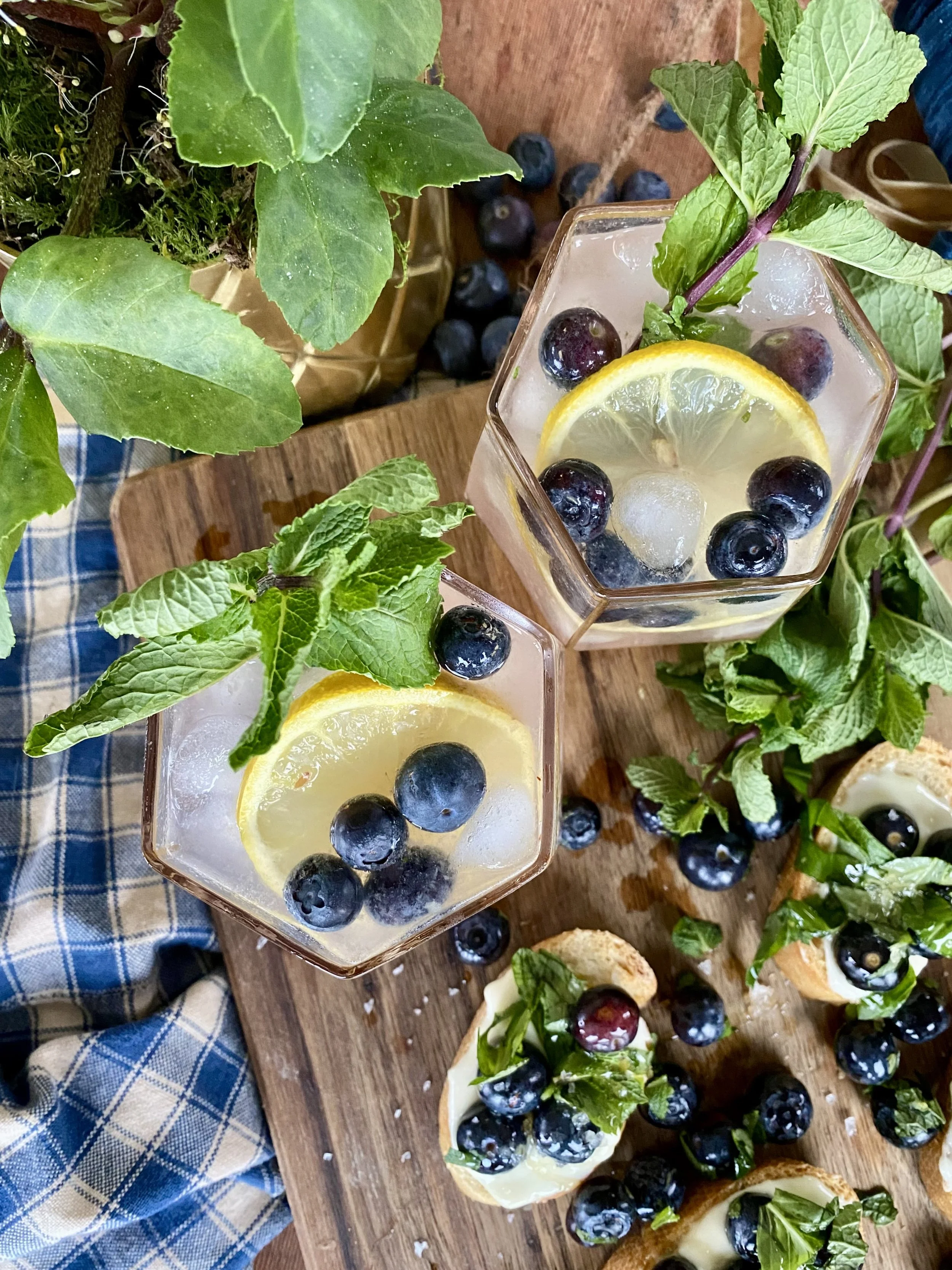 Basil Mint Cocktail