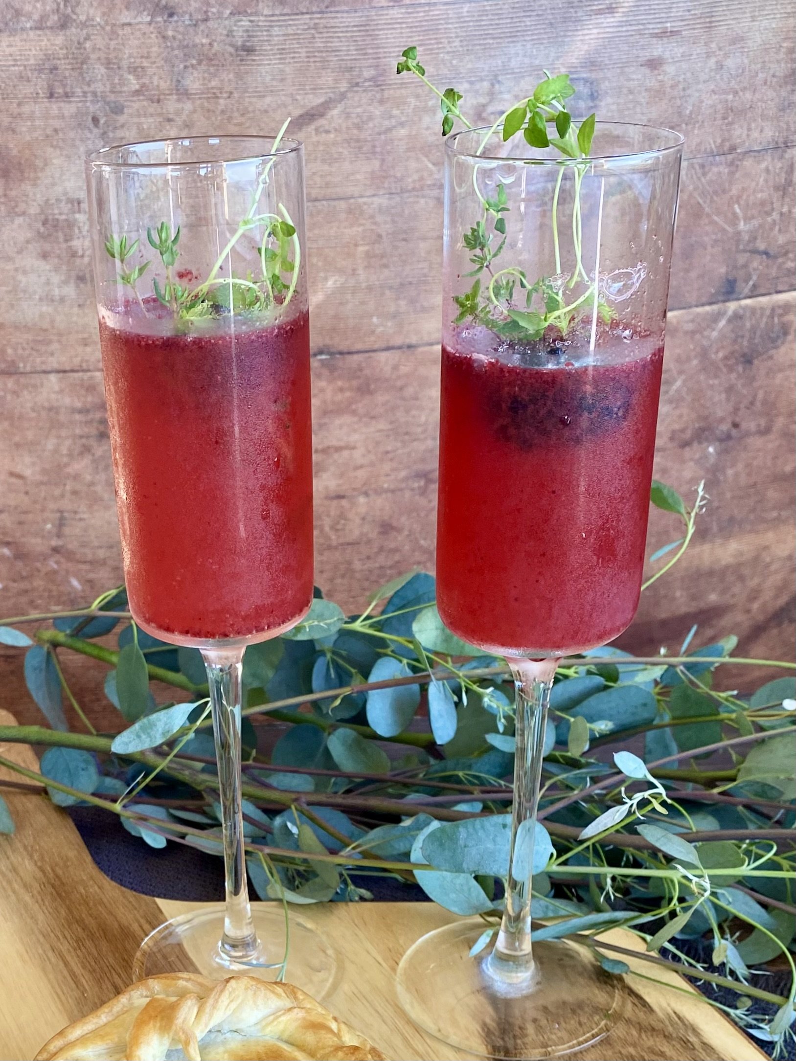 Belfast Blackberry Bellinis