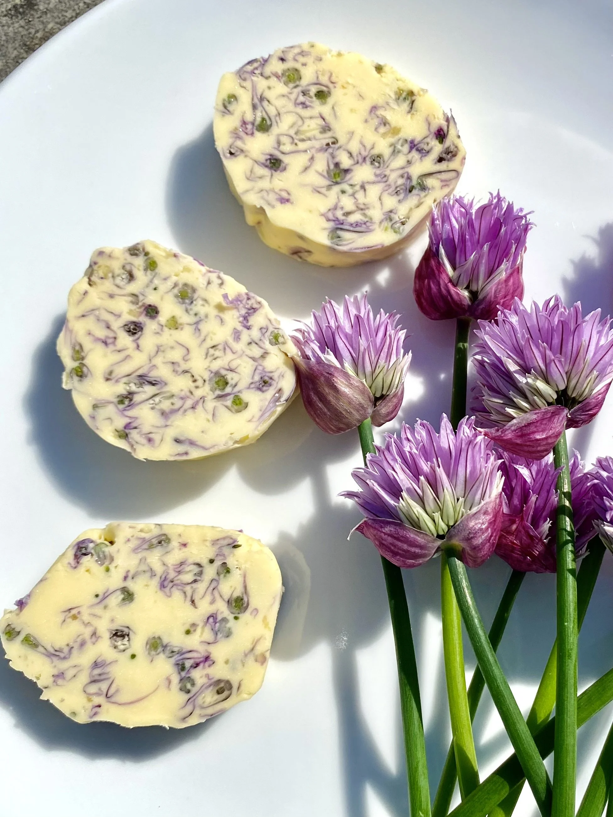 Chive Blossom Butter