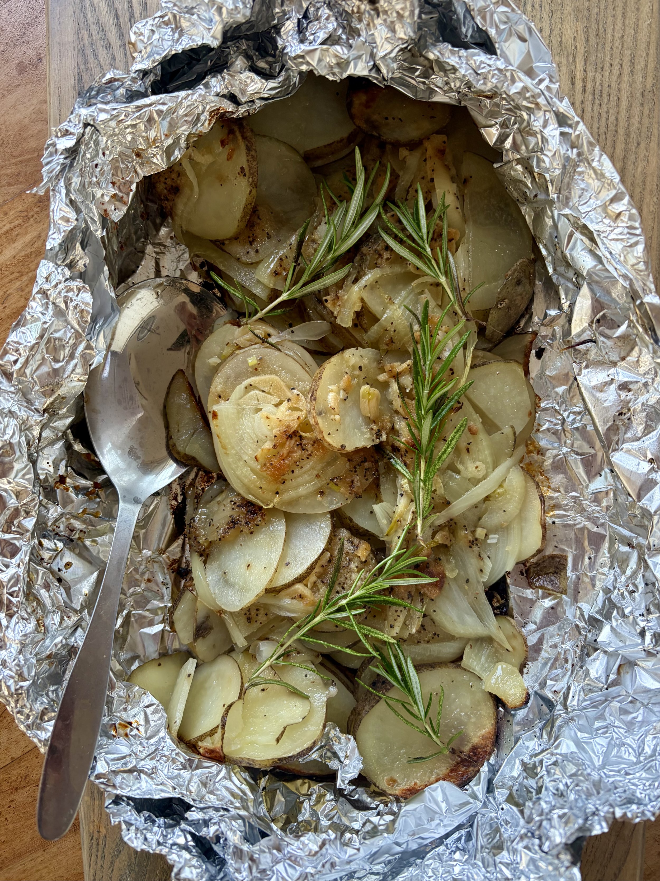 Foil Wrapped Grilled Potatoes