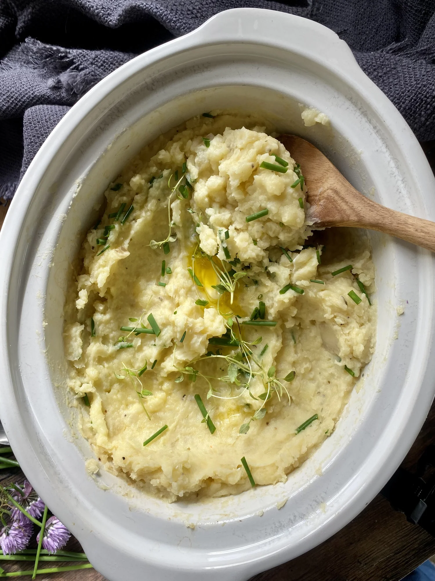 Slow Cooker Mashed Potatoes