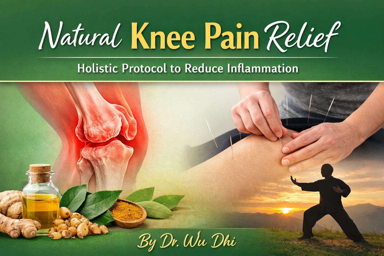 Natural Knee Pain Relief: A Holistic Protocol for Inflammation &amp; Mobility