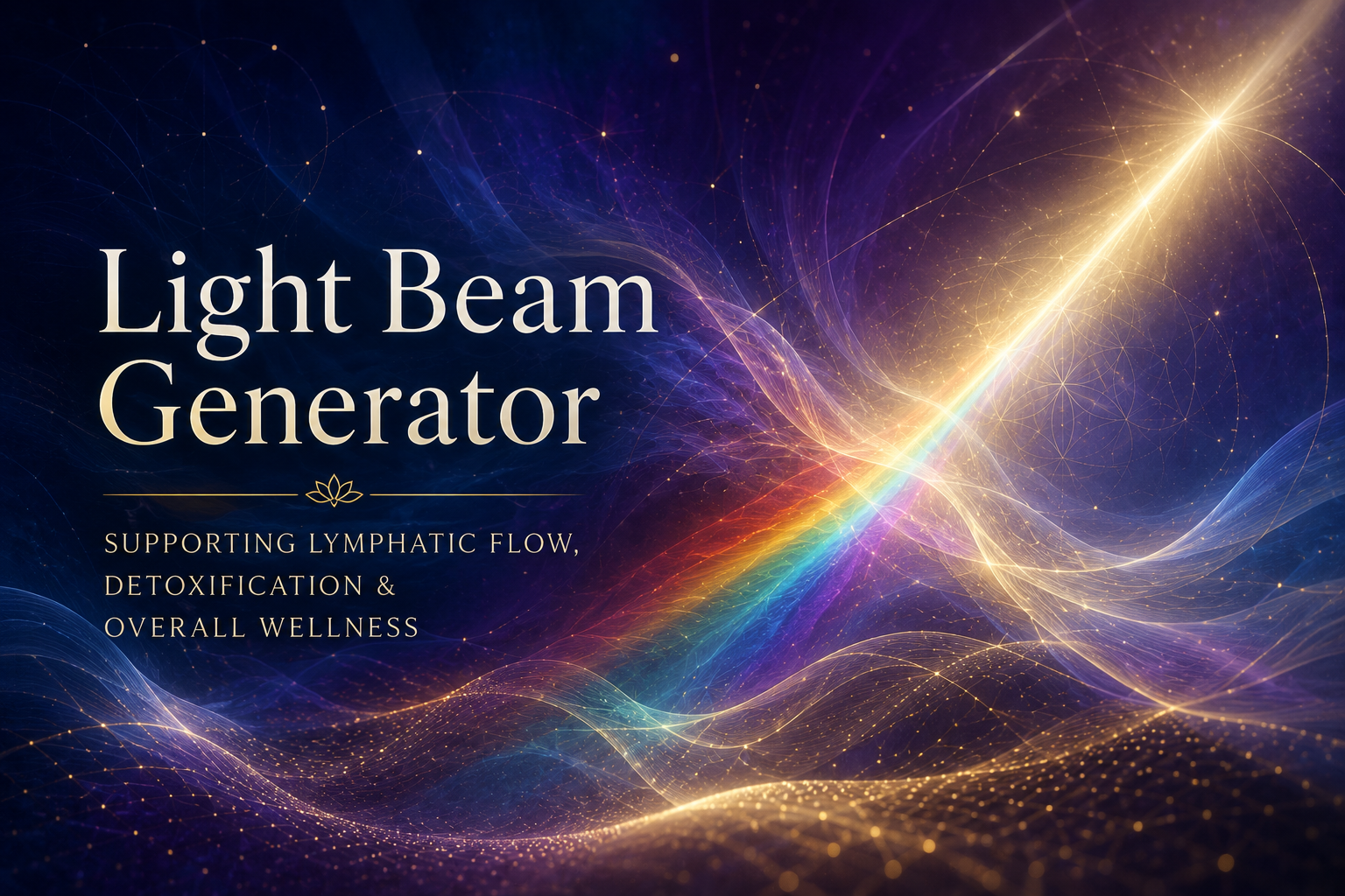 The Light Beam Generator (LBG): A Unique Approach to Supporting Wellness