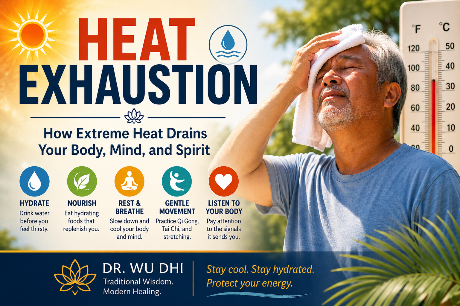 Heat Exhaustion: Why Summer Heat Drains Your Body, Mind, and Spirit