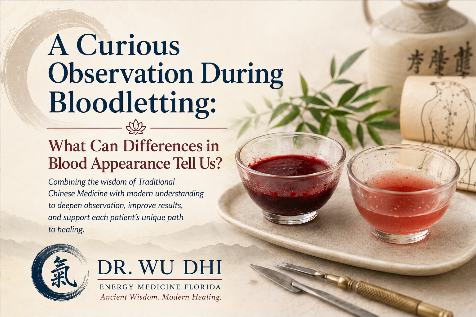 A Curious Observation During Bloodletting: What Can Differences in Blood Appearance Tell Us?