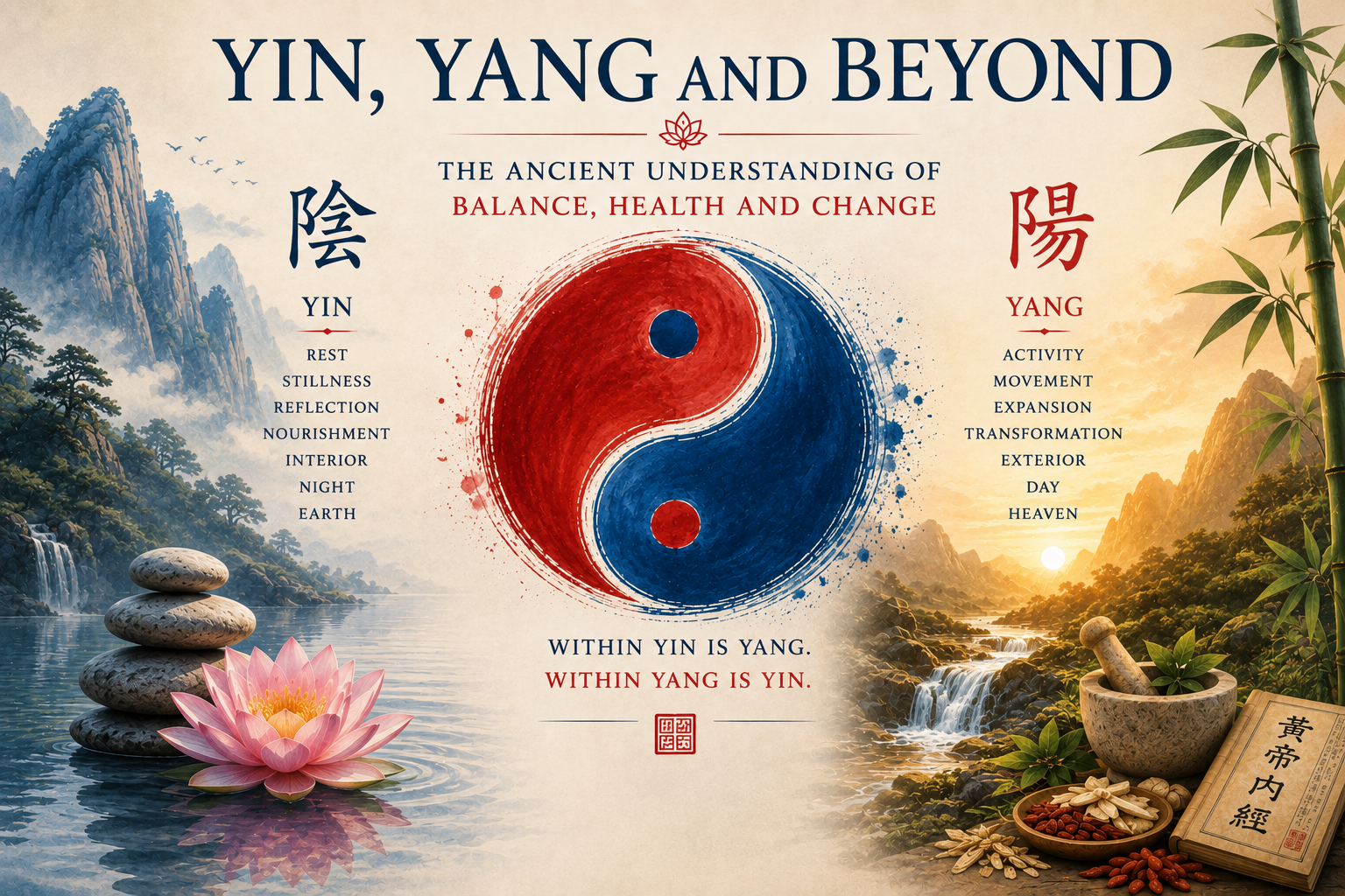 Yin, Yang and Beyond: The Ancient Understanding of Balance, Health and Change