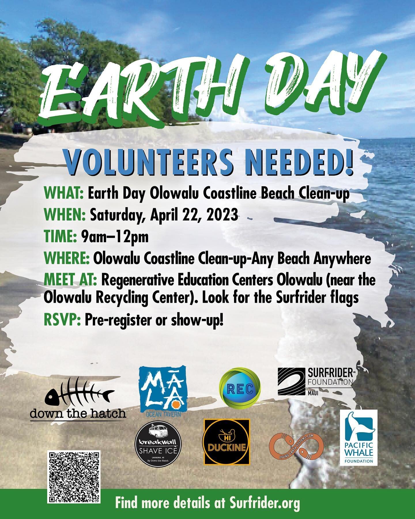 We are hosting a beach cleanup on Earth Day check it out DM me if you have questions 😎