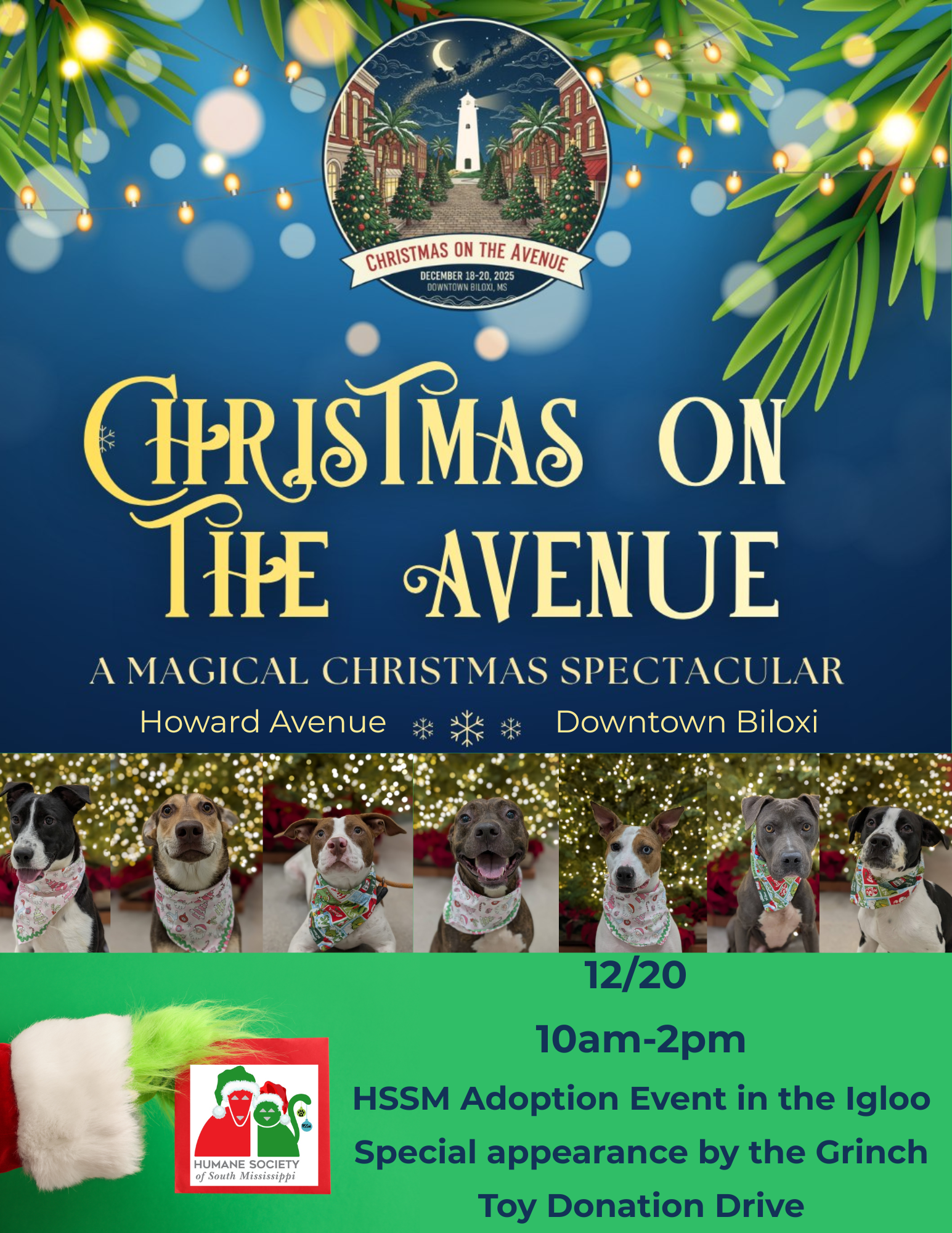 Christmas on the Avenue in Downtown Biloxi