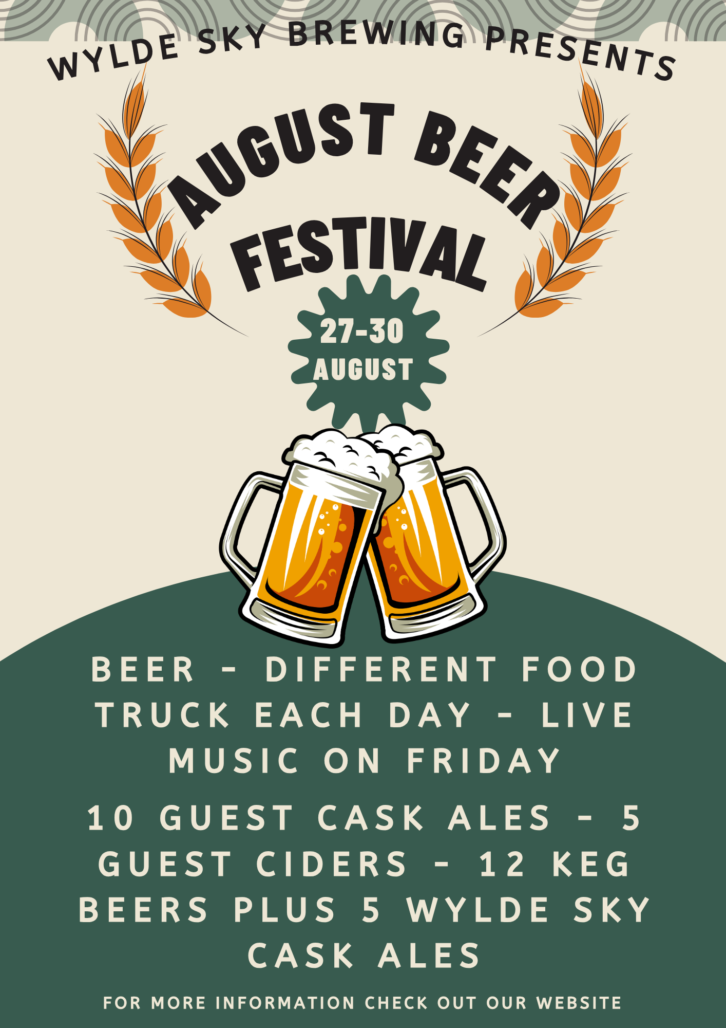WYLDE SKY BEER FESTIVAL | OPEN MIC | FOOD TRUCK GUERRILLA KITCHEN