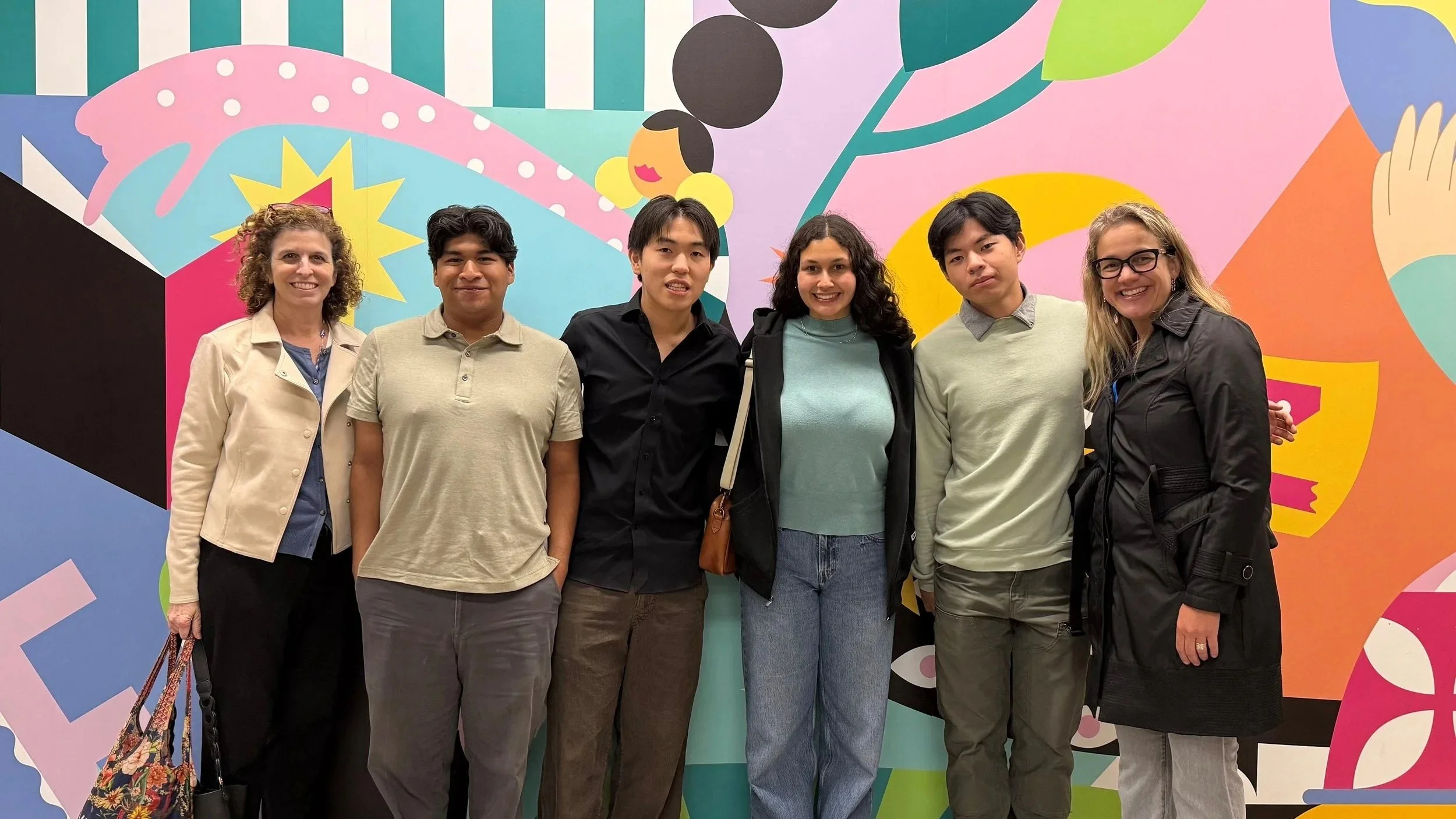 Keck Center Director Prof Hilary Appel and students with Tecnologico de Monterrey Prof Mariana Maragaldi de Sousa '01 during the Center's spring break study trip to Mexico City, Mexico