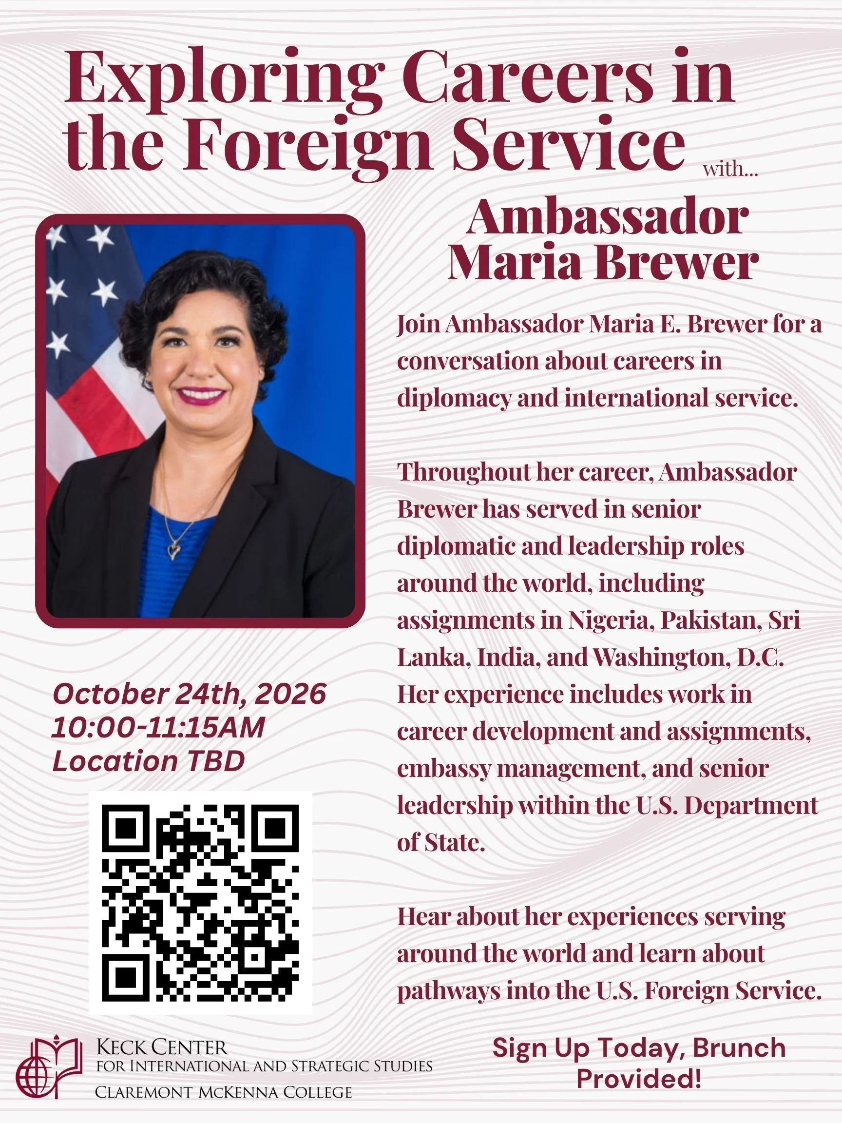 Exploring Careers in the Foreign Service with Ambassador Maria Brewer