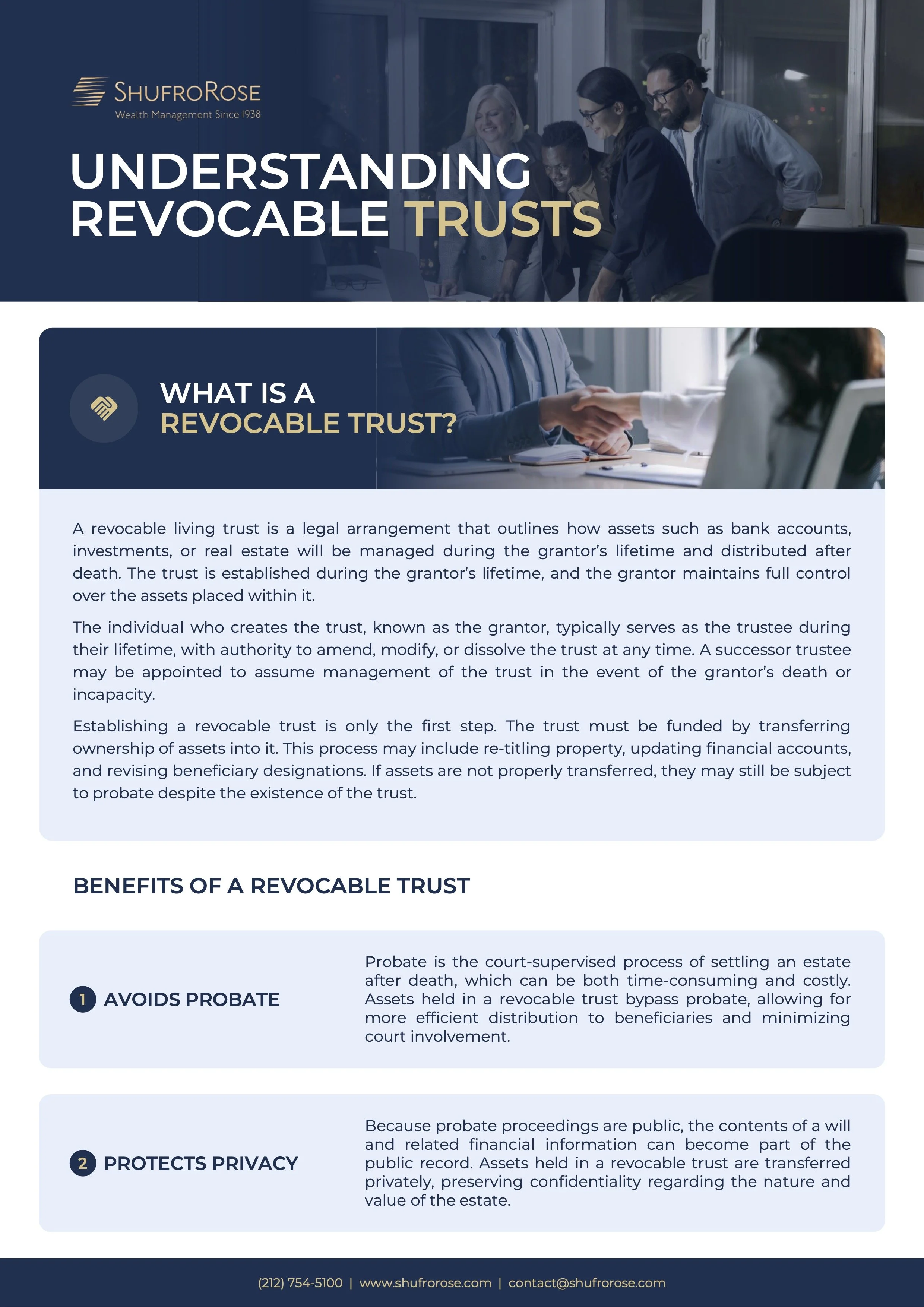 Understanding Revocable Trusts