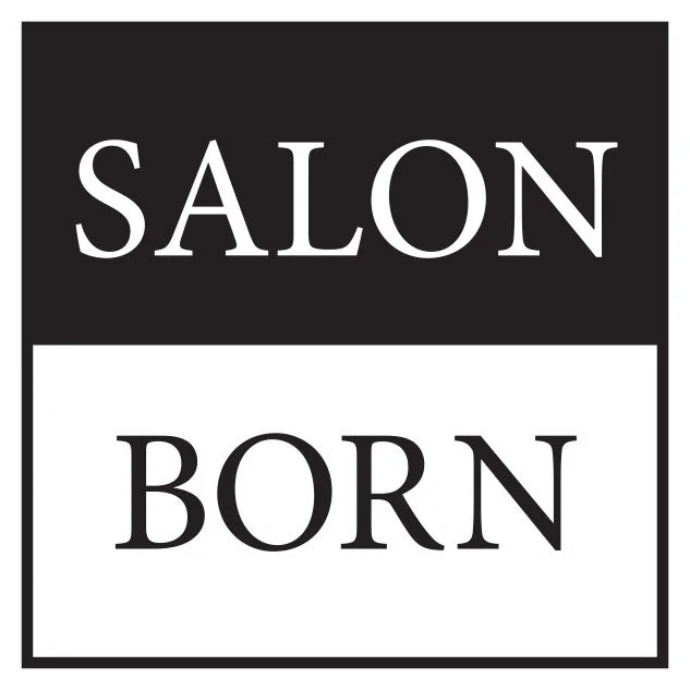 Geometric drawing of an outline square with sections divided by vertical, horizontal, and half circle lines.