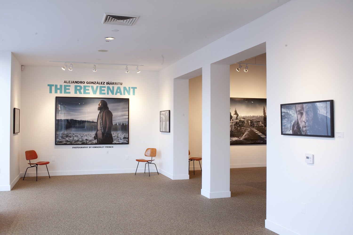 TASCHEN Gallery Los Angeles featuring Alejandro González Iñárritu: The Revenant an exhibition of still photographs from the feature film by the same name taken by Kimberley French. Installation photographs by Gregory Bojorquez.