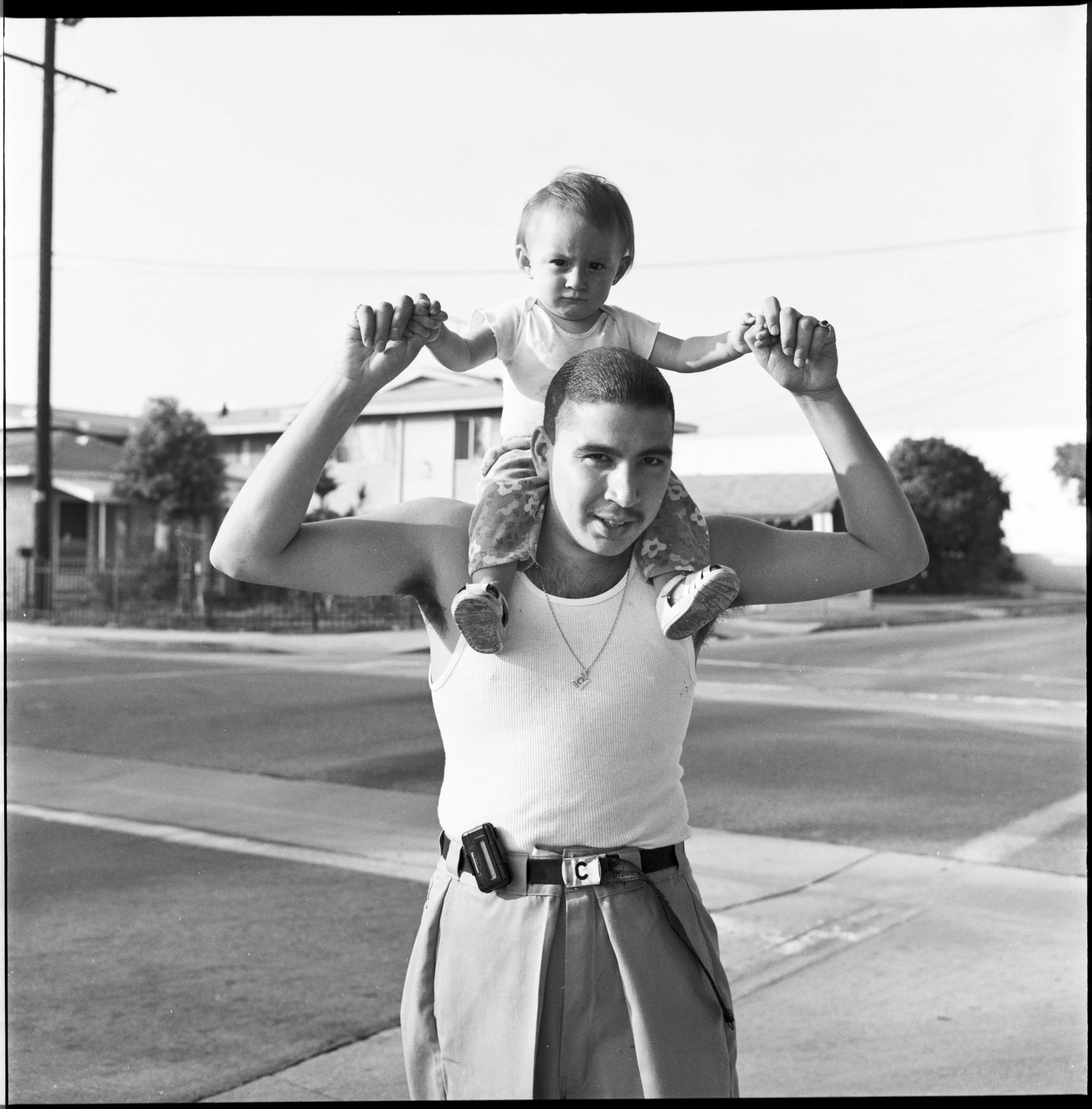 Beeper Days, East LA, 1998, Silver Gelatin print, Ed. of 5 plus 2 AP, 20x20 in.//Ed. of 3 plus 2 AP, 30x30 in