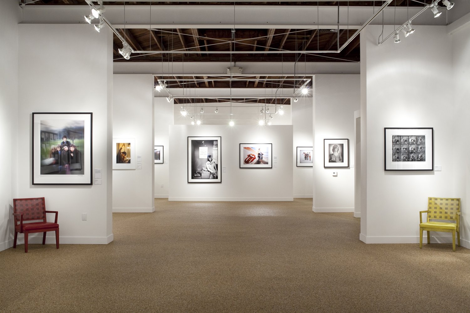 TASCHEN Gallery installation shots by Gregory Bojorquez for It's Just a Shot Away: The Rolling Stones in Photographs