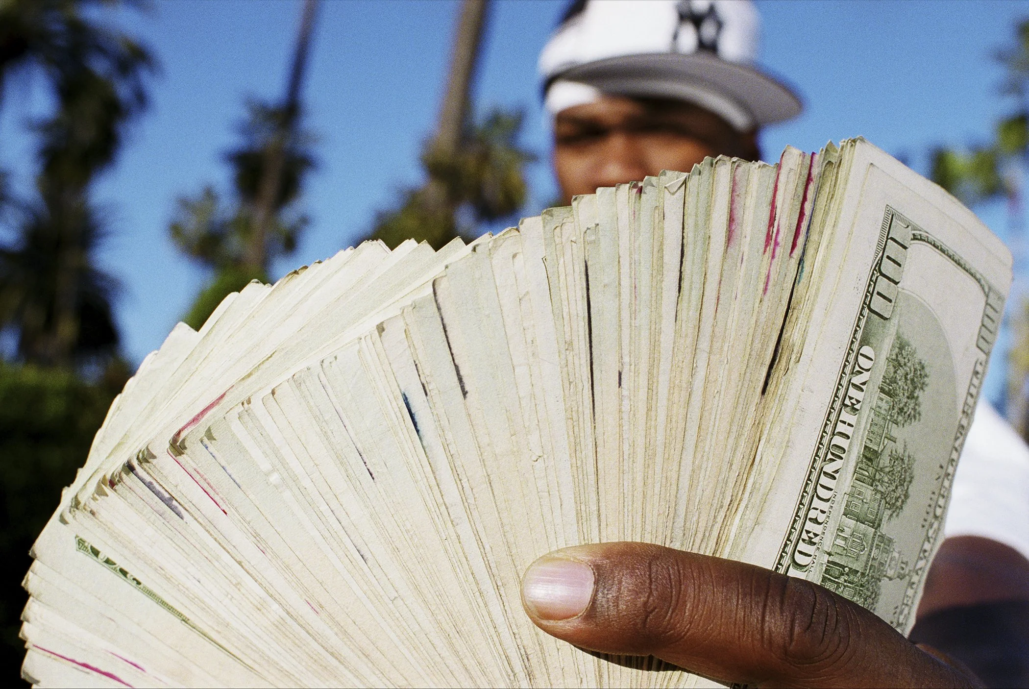 50Cent Money Fan, 2005, Archival pigment print, Ed. of 5 plus 2 AP, 20x24 in.//Ed. of 3 plus 2 AP, 30x40 in