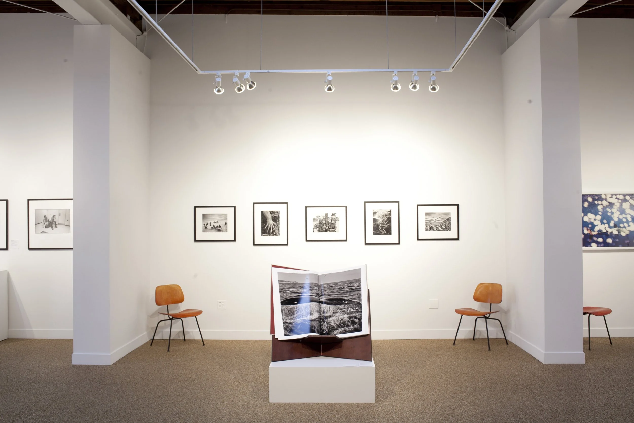 TASCHEN Gallery Los Angeles featuring fine art photographic works by Sebastião Salgado. Installation photographs by Gregory Bojorquez.