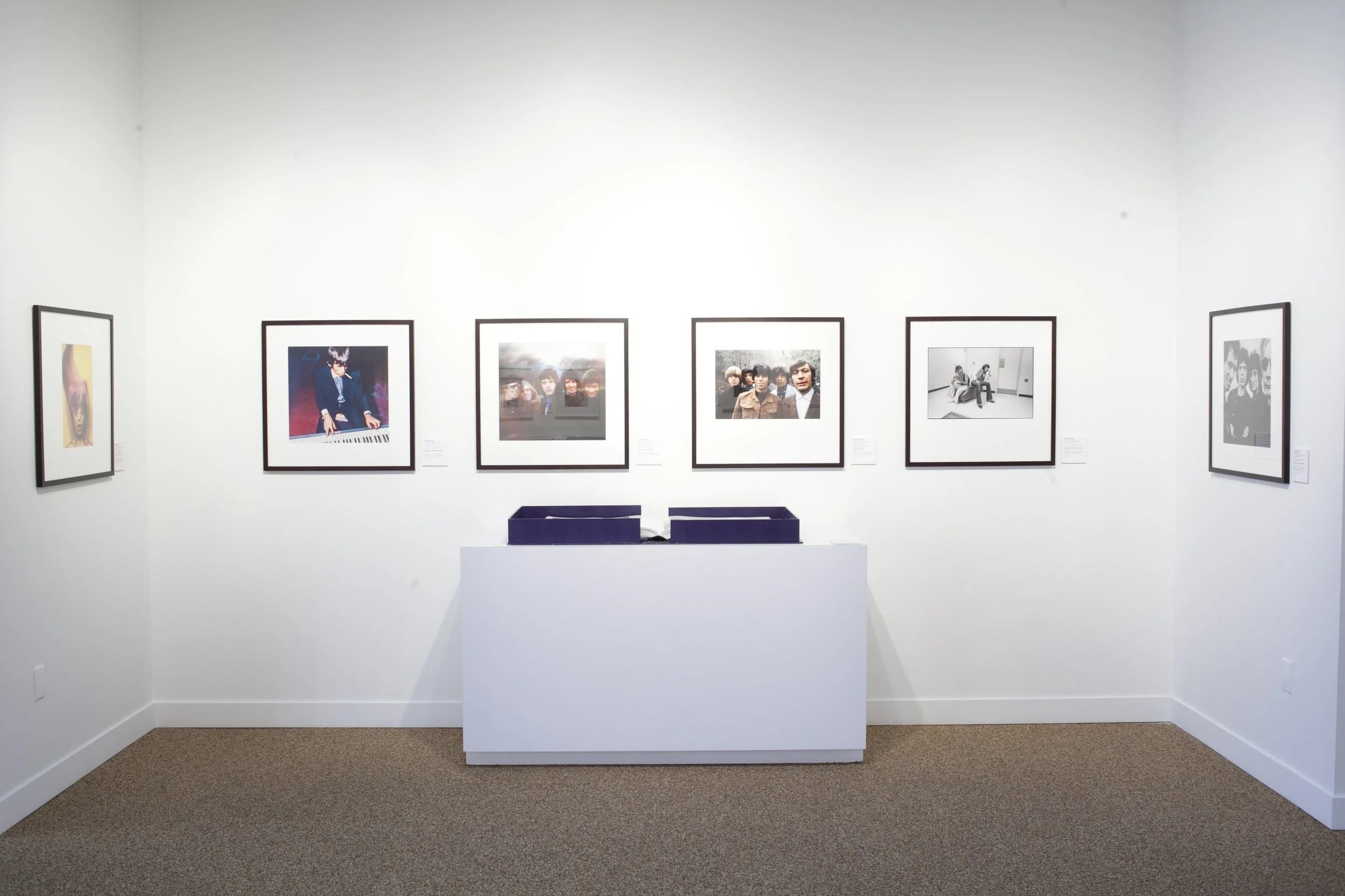 It's Just a Shot Away: The Rolling Stones in Photographs exhibition at TASCHEN Gallery Los Angeles. Installation photographs by Gregory Bojorquez.