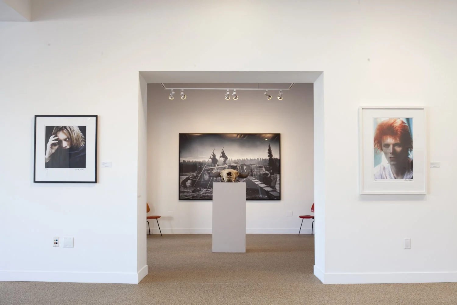 TASCHEN Gallery Los Angeles featuring Alejandro González Iñárritu: The Revenant an exhibition of still photographs from the feature film by the same name taken by Kimberley French. Installation photographs by Gregory Bojorquez.