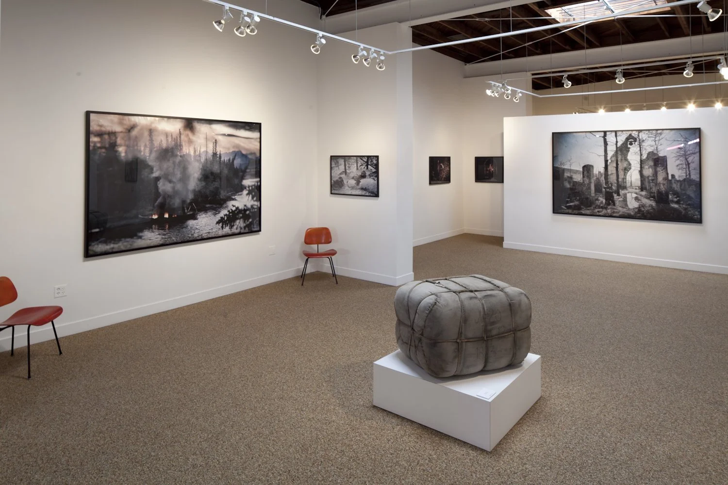 TASCHEN Gallery Los Angeles featuring Alejandro González Iñárritu: The Revenant an exhibition of still photographs from the feature film by the same name taken by Kimberley French. Installation photographs by Gregory Bojorquez.