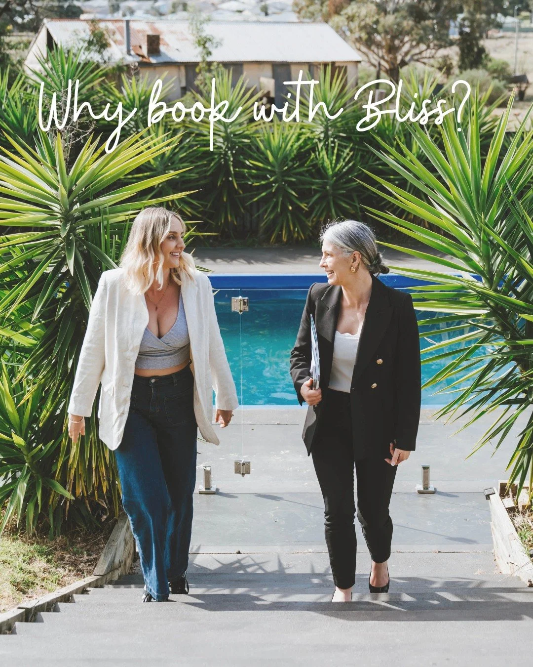 Why book with Bliss? That&rsquo;s easy! From flexible bookings &amp; the local touch, to a cheeky discount when you book with us direct, Bliss takes good care of you every step of the way 🫶