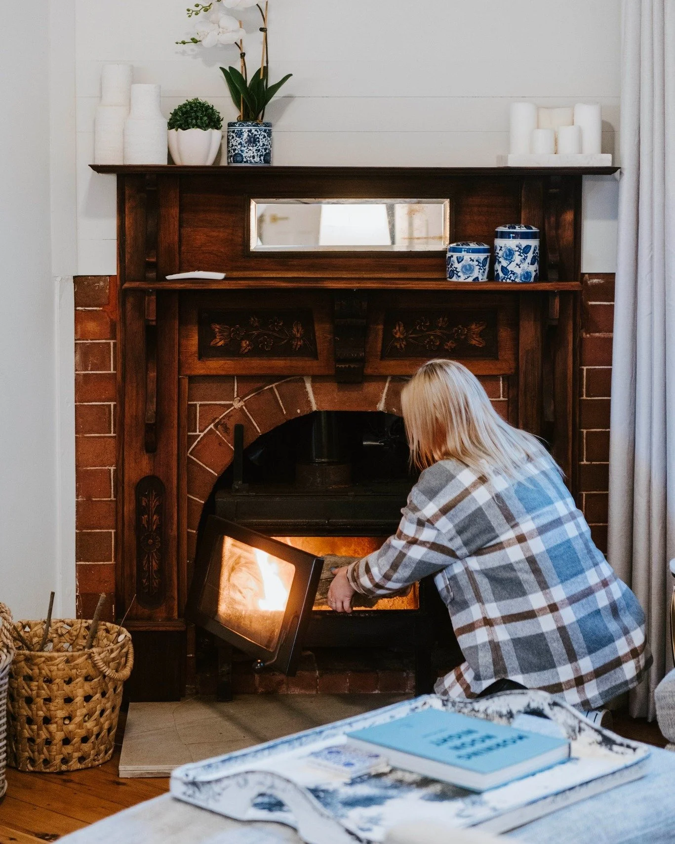 Ooh, we&rsquo;ve been waiting for this cold snap 😉❄️ Our fire pits &amp; fireplaces are ready &amp; waiting for guests as the weather cools 🔥 From April 1, all Bliss homes with fireplaces will be stocked with firewood to really soak up those crisp 