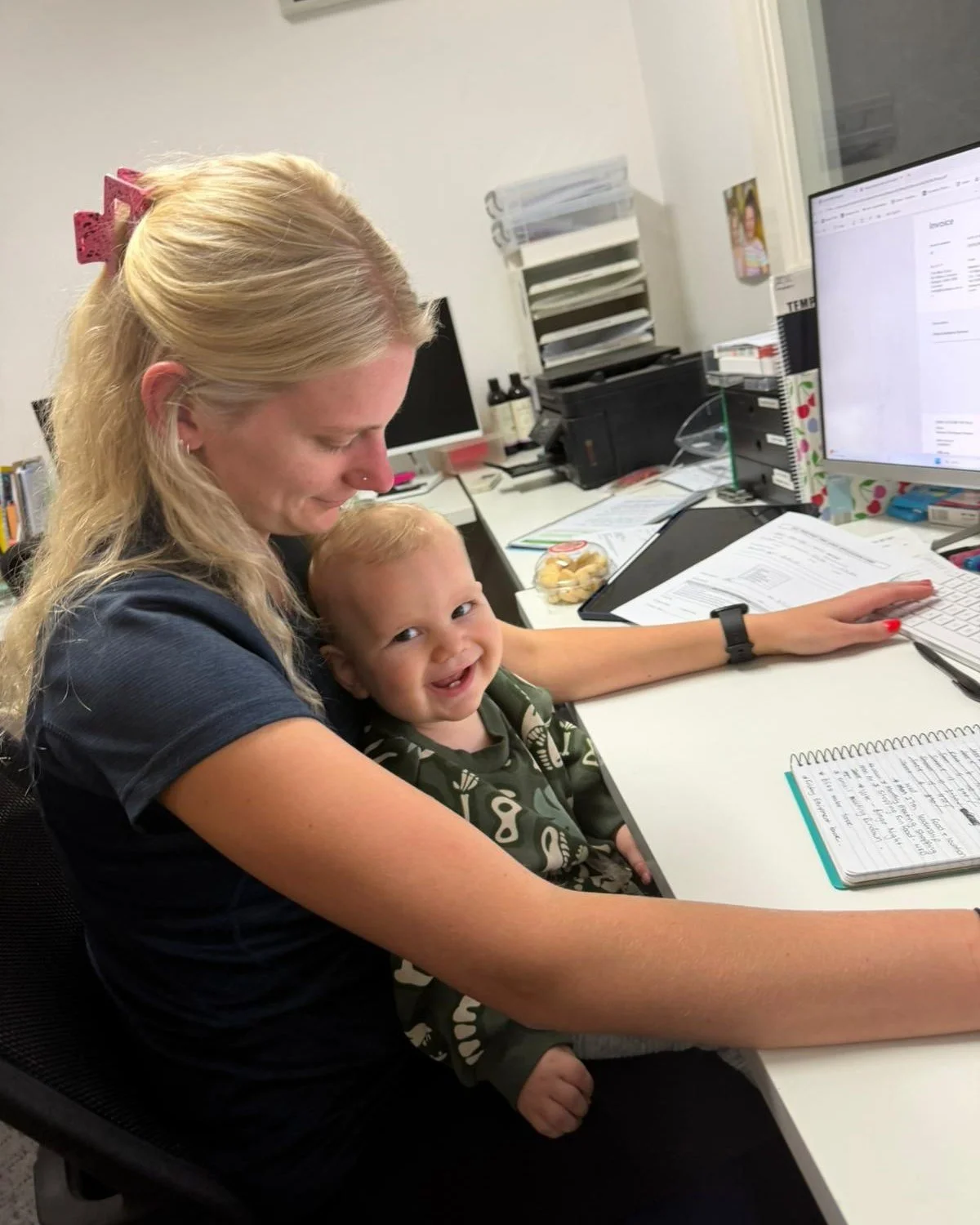 Happy Mothers Day from our mamas to yours 😍 Our mums are dedicated to both Bliss &amp; their tiny humans - like our OG employee Tegan &amp; her son Jed - &amp; we&rsquo;re so proud to create a culture that values the journey of motherhood 👏 
 
Wish