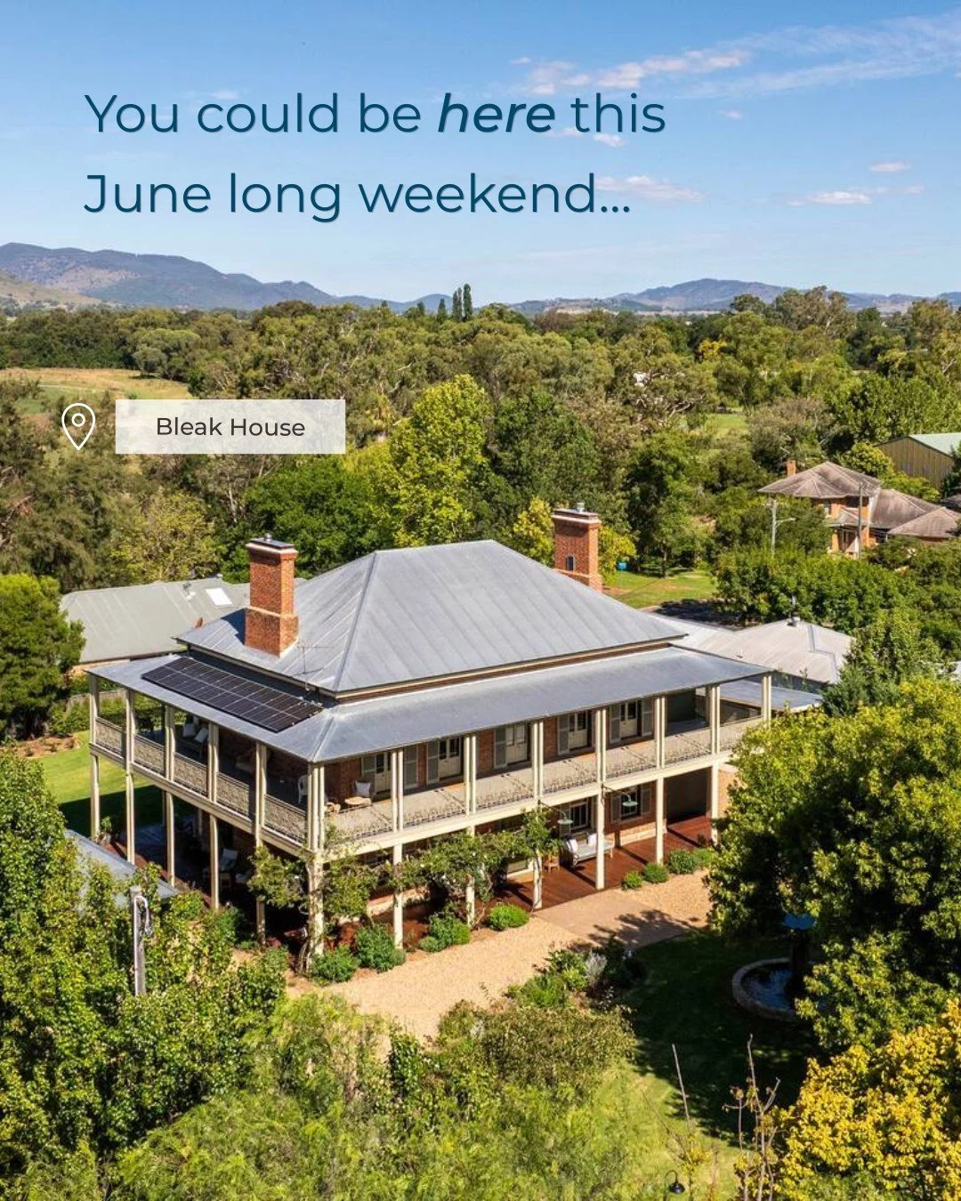 Consider this your reminder to book your June long weekend escape to Mudgee 😉🏡 Whether you&rsquo;re bringing the whole friend group, organising a family adventure, or laying low with your lover, Bliss has a handful of available homes to make this l