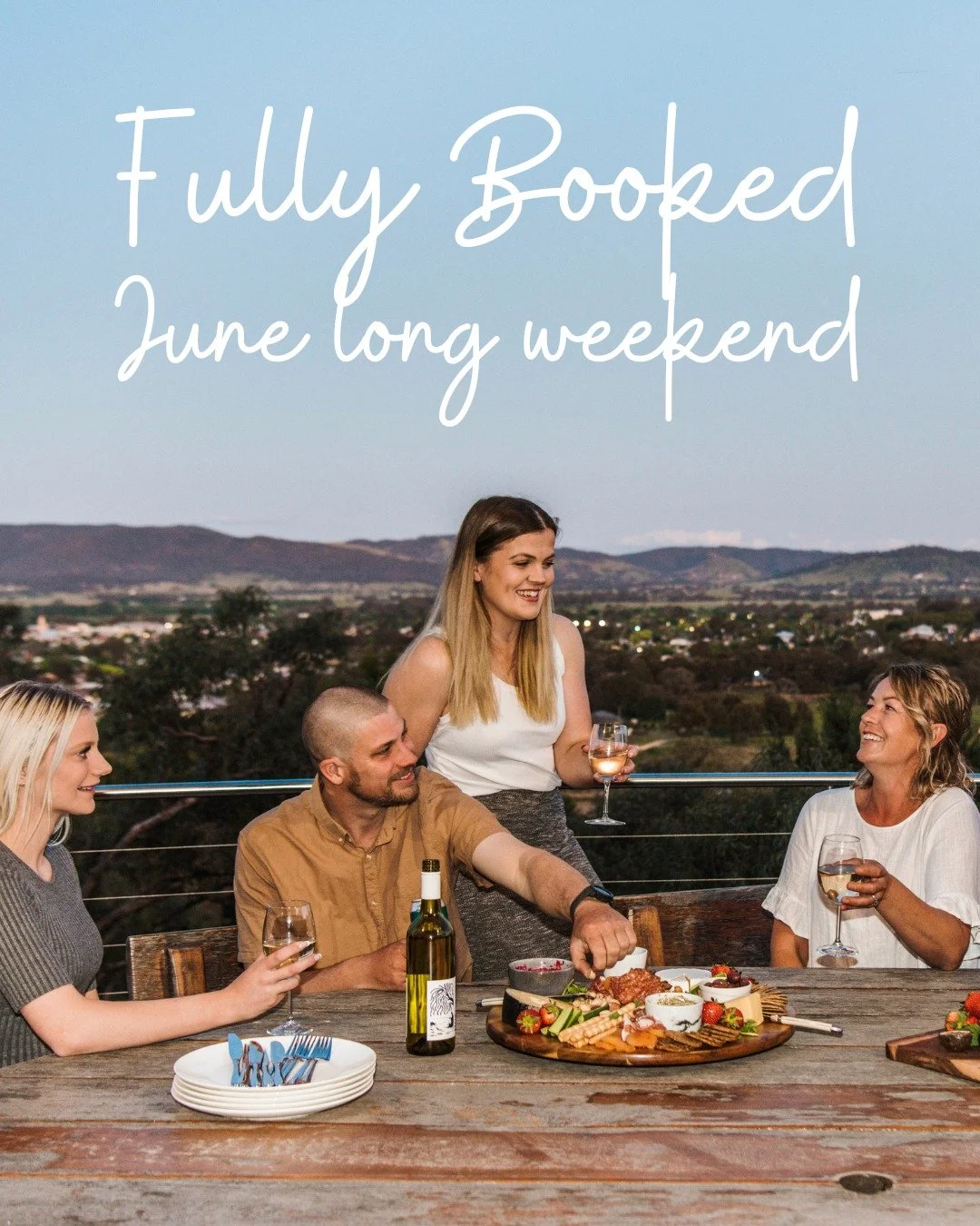 We&rsquo;re fully booked for the upcoming June long weekend, with 110+ properties ready to welcome guests to Mudgee 🤗🍷 
 
If this weekend is anything to go by, Mudgee stays are in high demand, which means you need to get cracking on your holiday pl