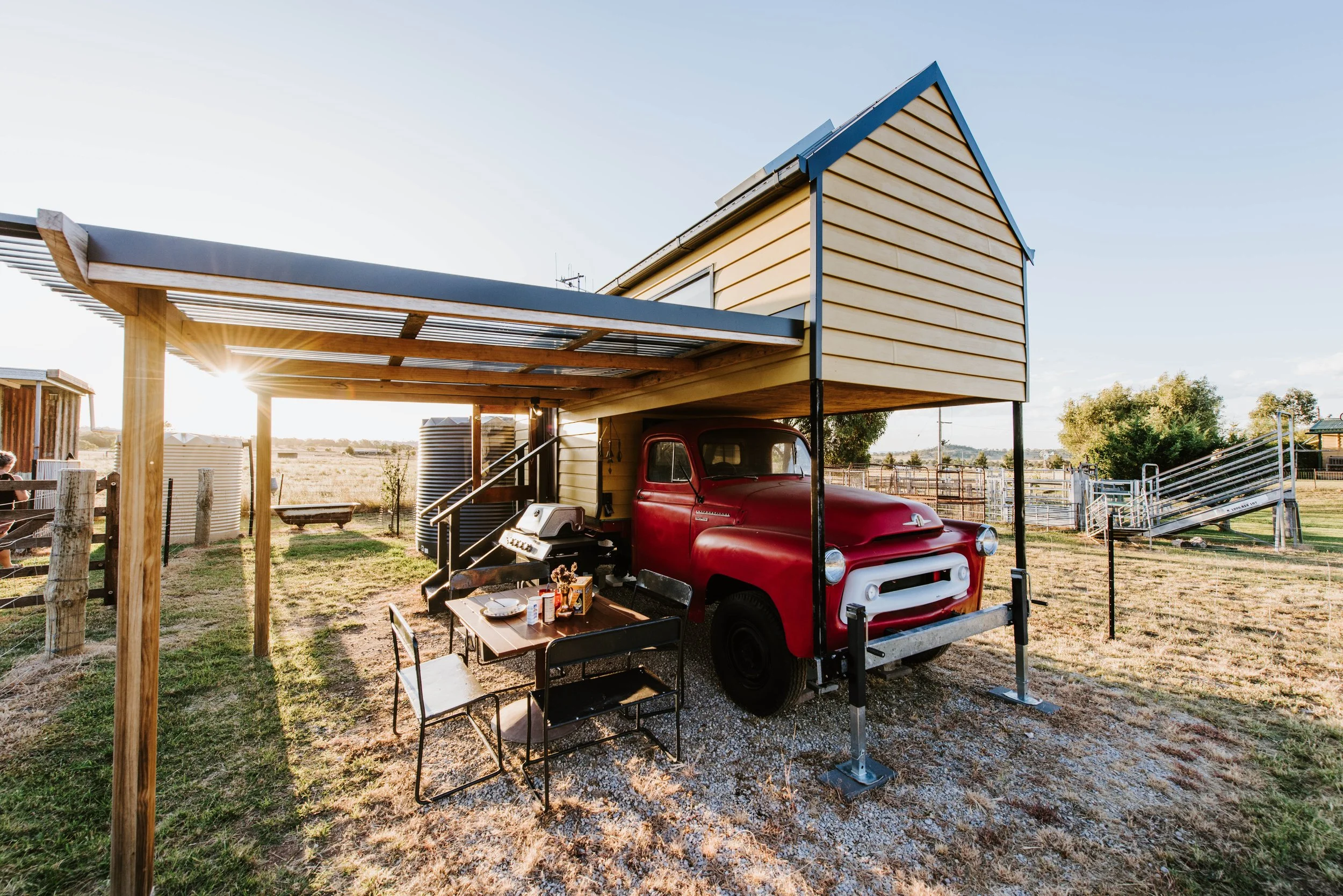 Ithaca Tiny Truck Tiny House Mudgee Accommodation Rural Farm Stay