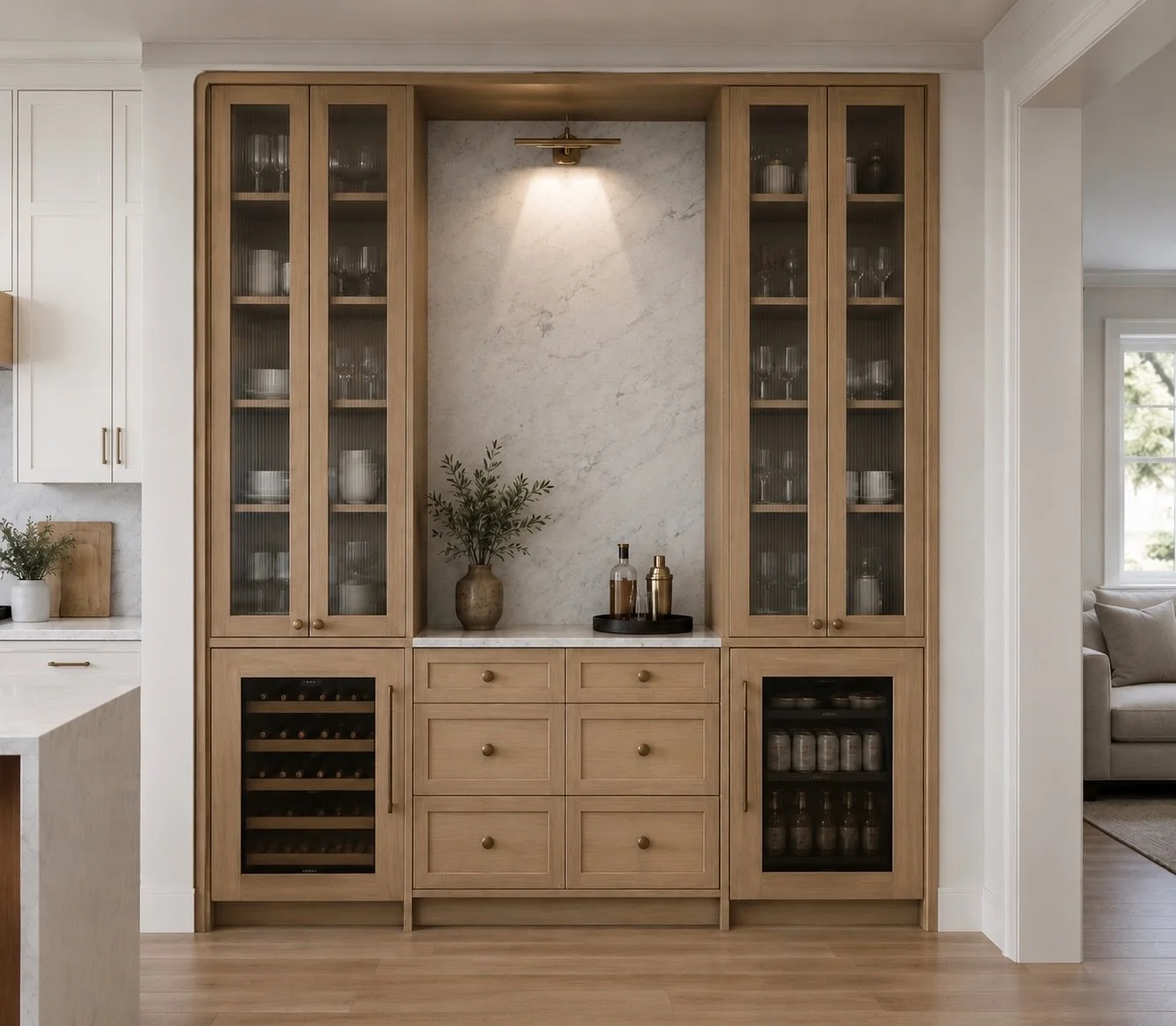 A glimpse into one of the spaces we&rsquo;re designing for a future project.

Warm wood tones. Natural materials. Timeless details.

The kind of home that feels just as good in 100 years as it does on day one.

Excited to be collaborating with @desig