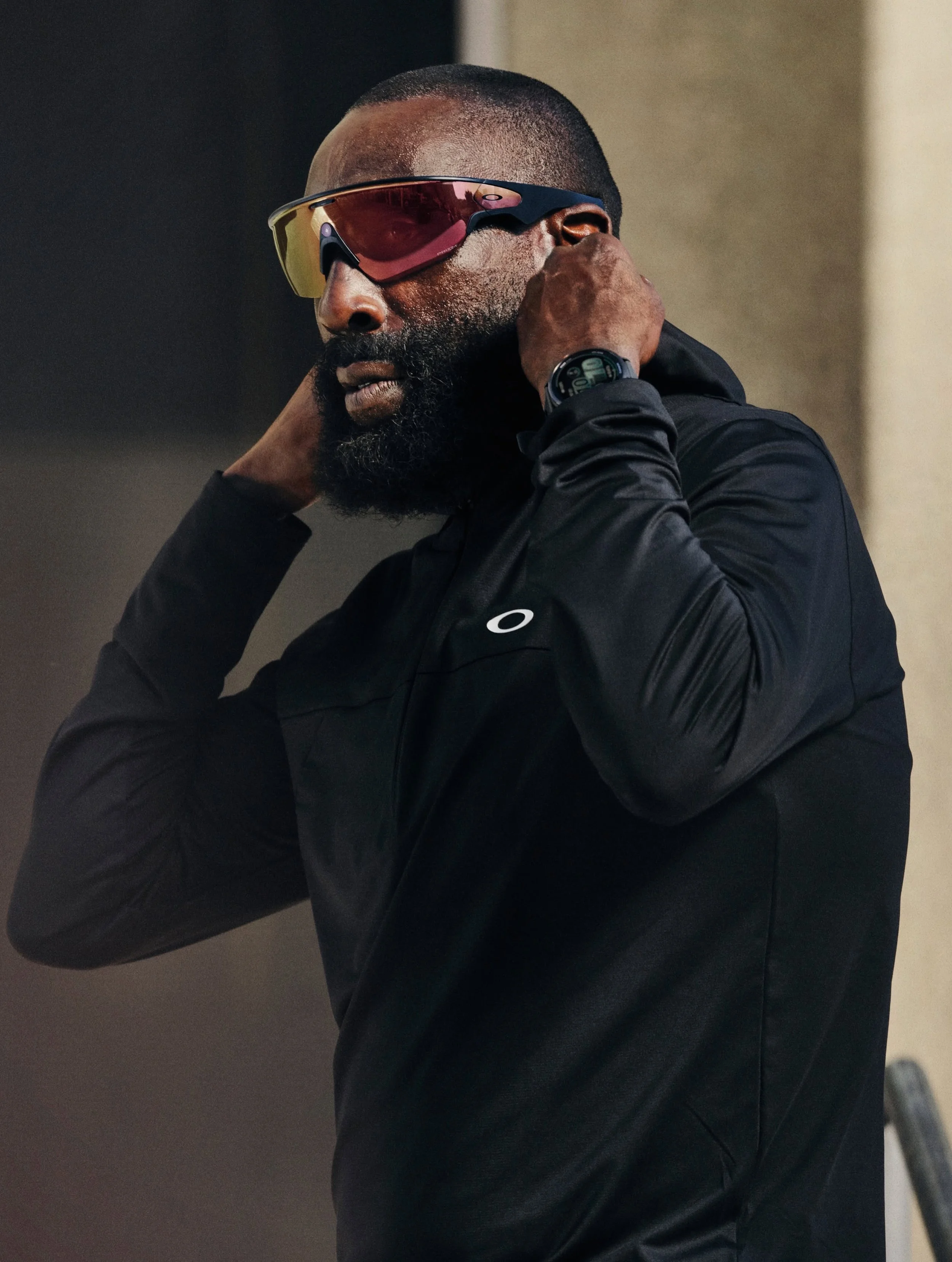 Hakim Tafari Oakley Meta Sun Glasses